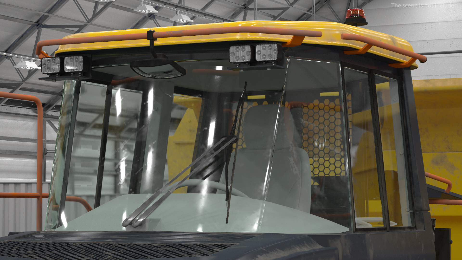 Volvo A60H Truck Dirty Rigged 3D model