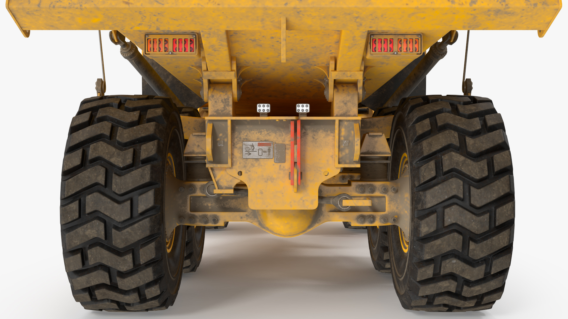 Volvo A60H Truck Dirty Rigged 3D model