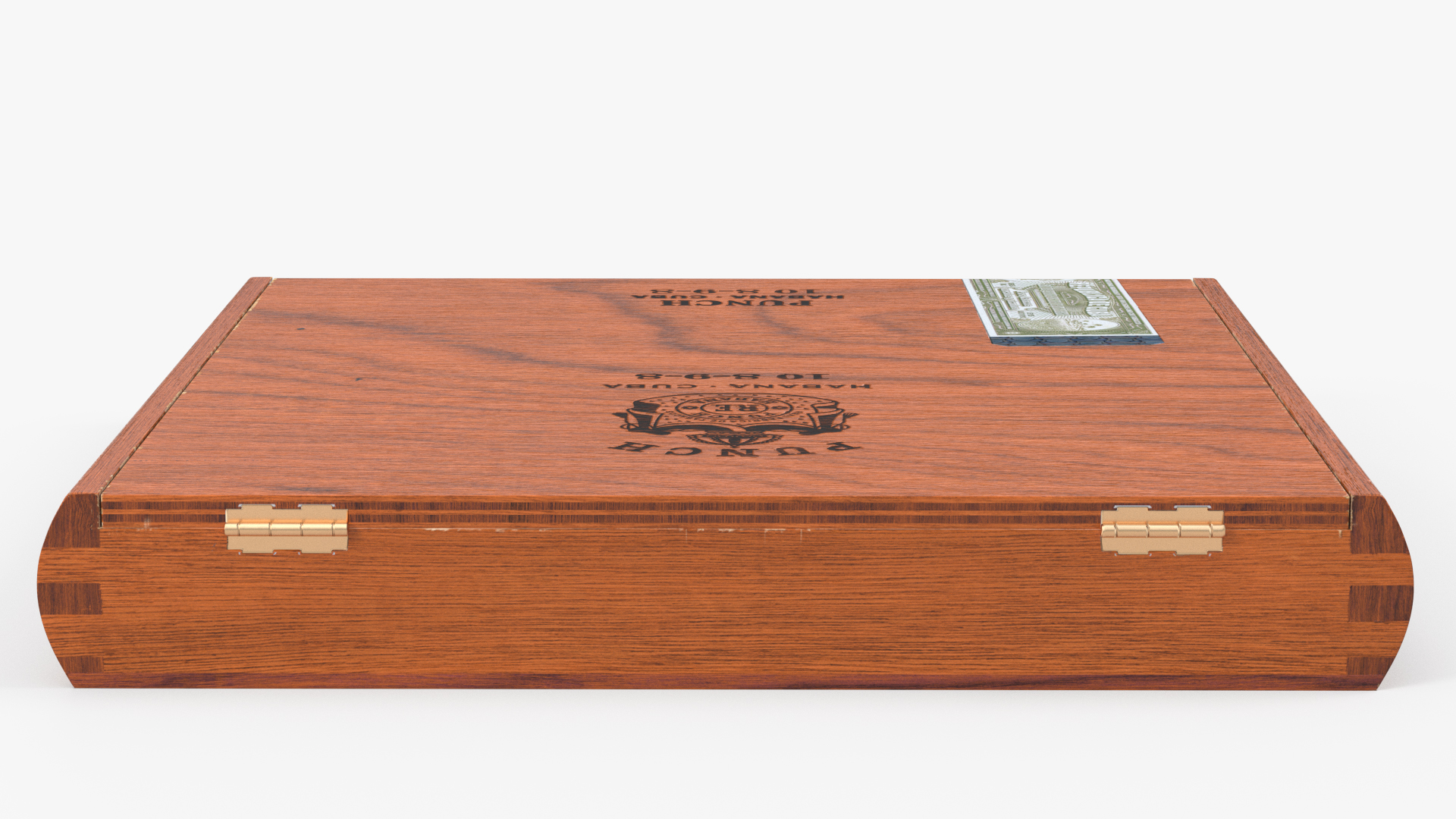 Box of Cuban Cigars Punch Double 3D