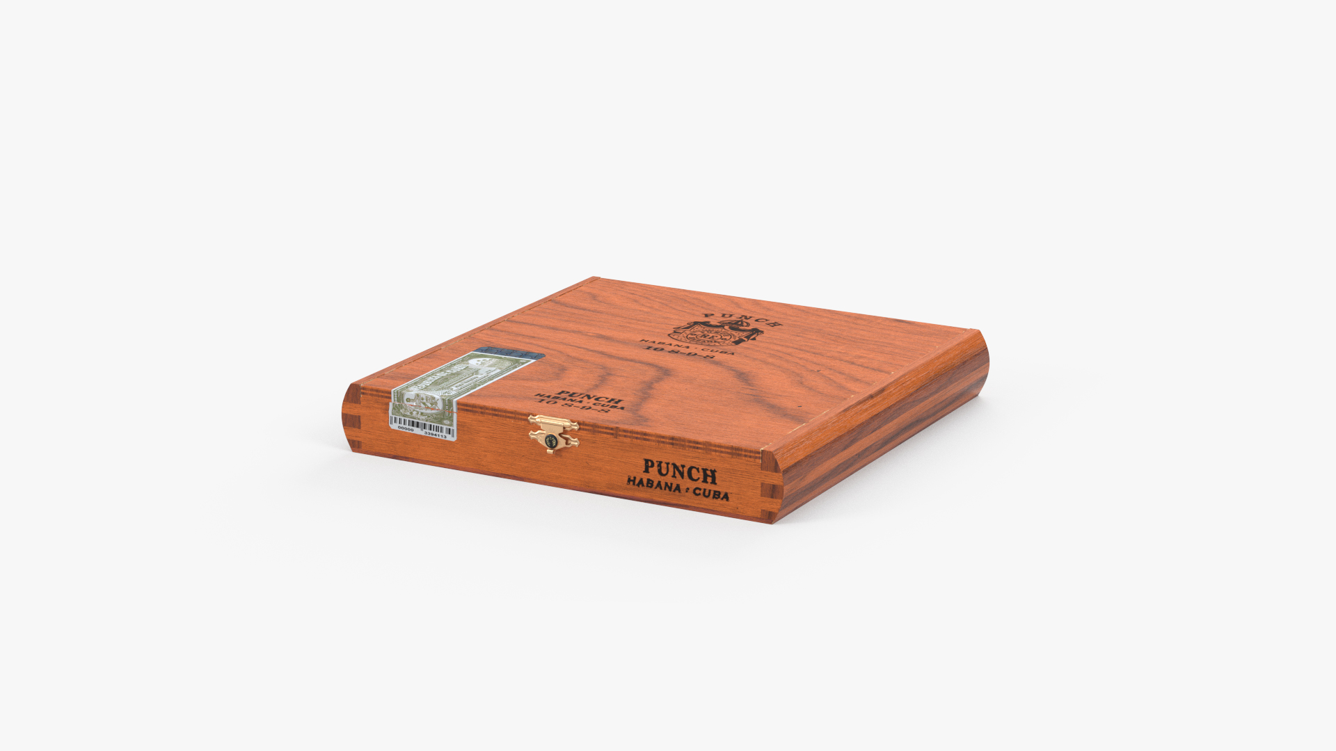 Box of Cuban Cigars Punch Double 3D