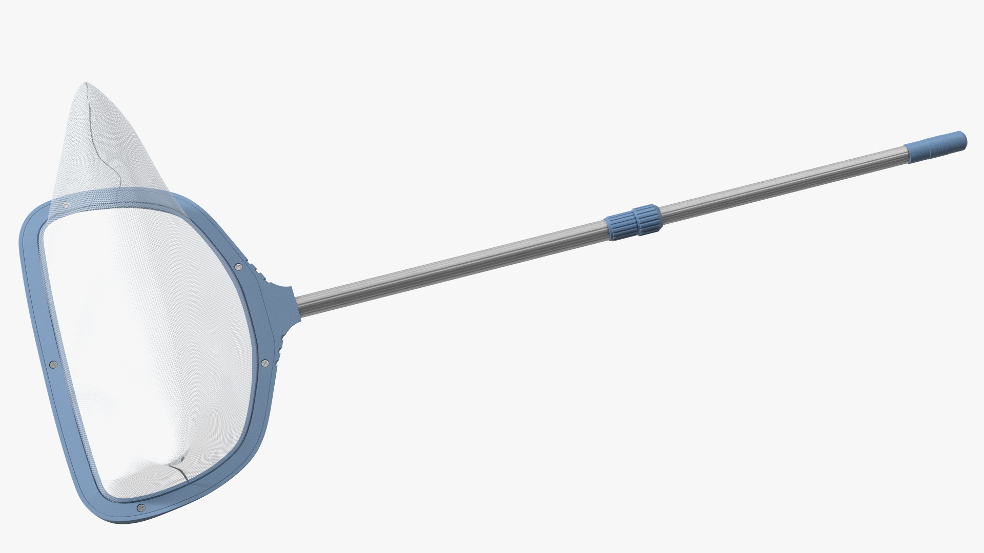 3D Pool Leaf Skimmer Net with Handle model