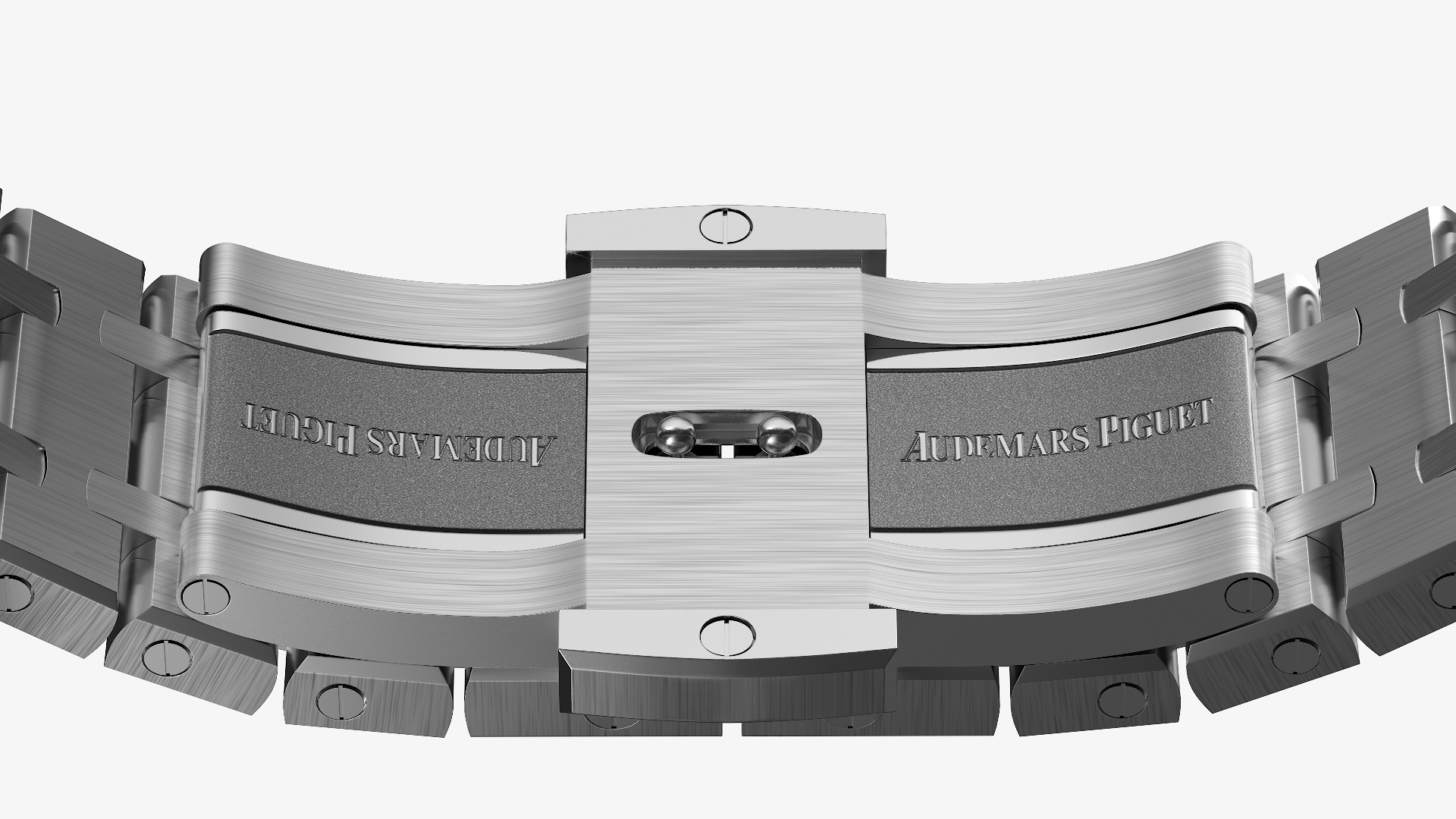 3D model Audemars Piguet Royal Oak Smoked Blue Diamond-Set White Gold