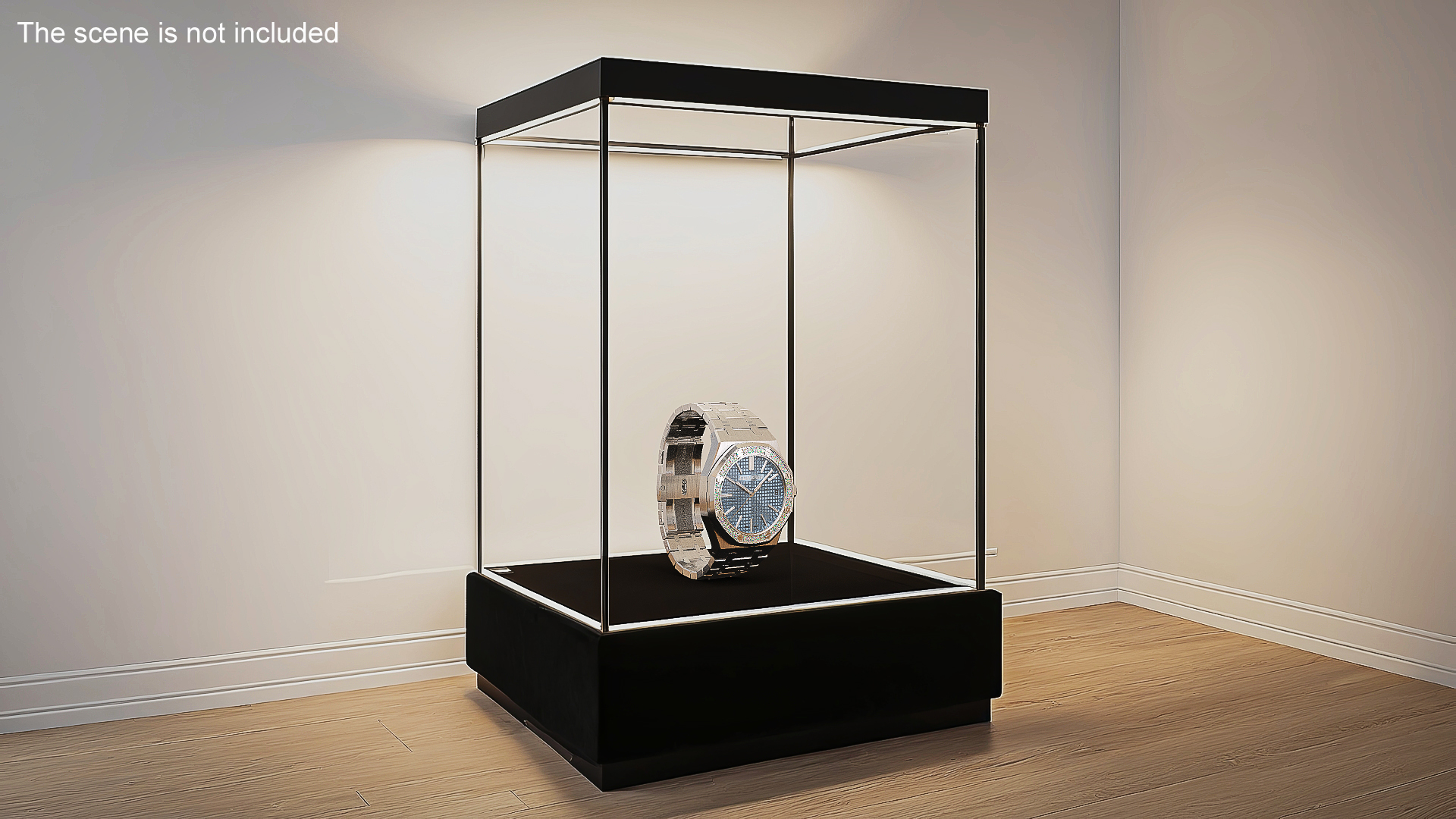 3D model Audemars Piguet Royal Oak Smoked Blue Diamond-Set White Gold