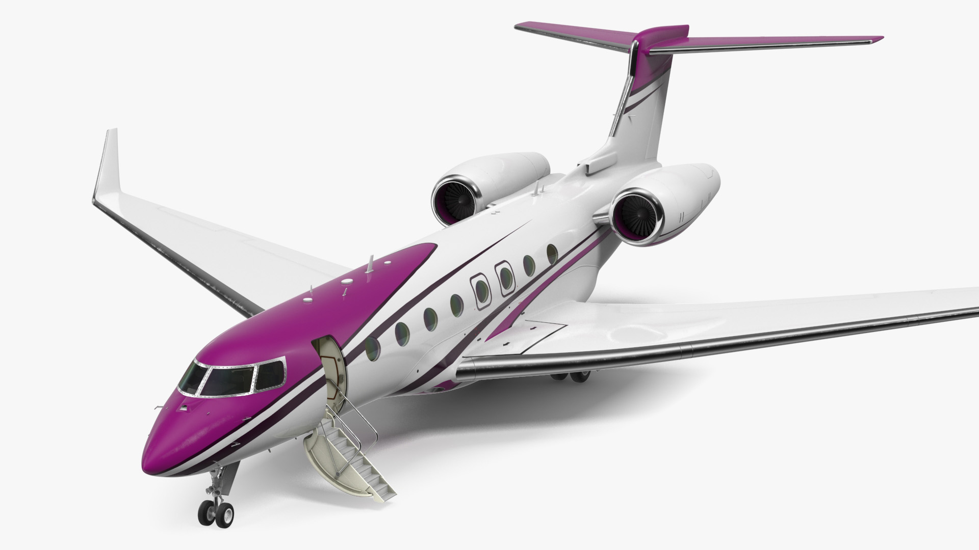 3D Large Business Jet model