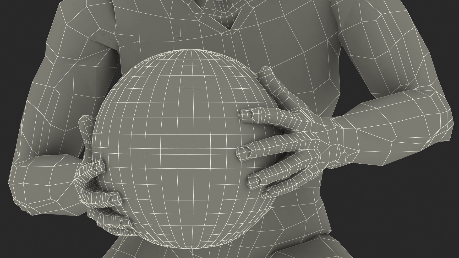 Teenage Boy Playing Pose 3D model