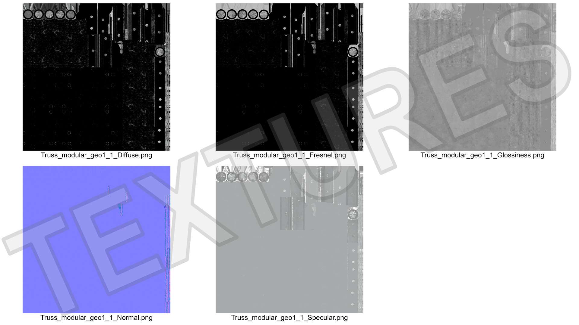 Triangular Truss Modular Light System 3D