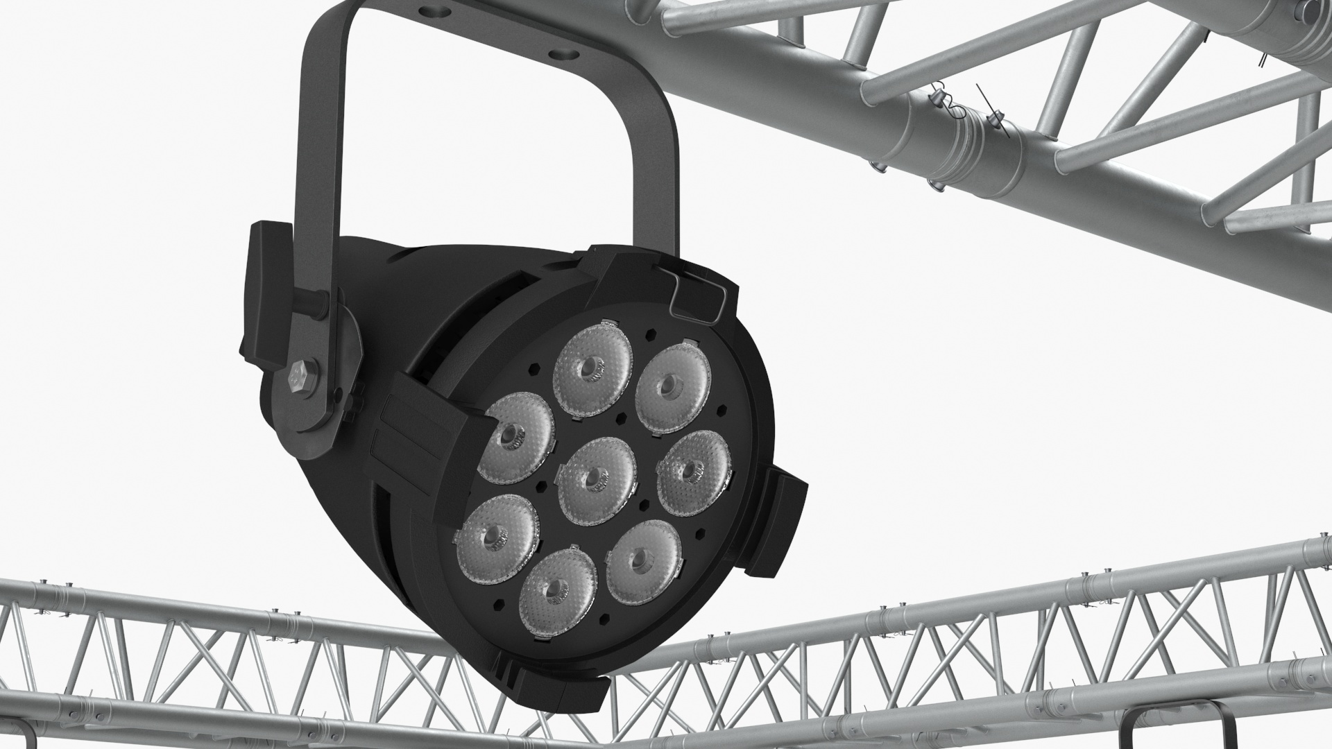 Triangular Truss Modular Light System 3D