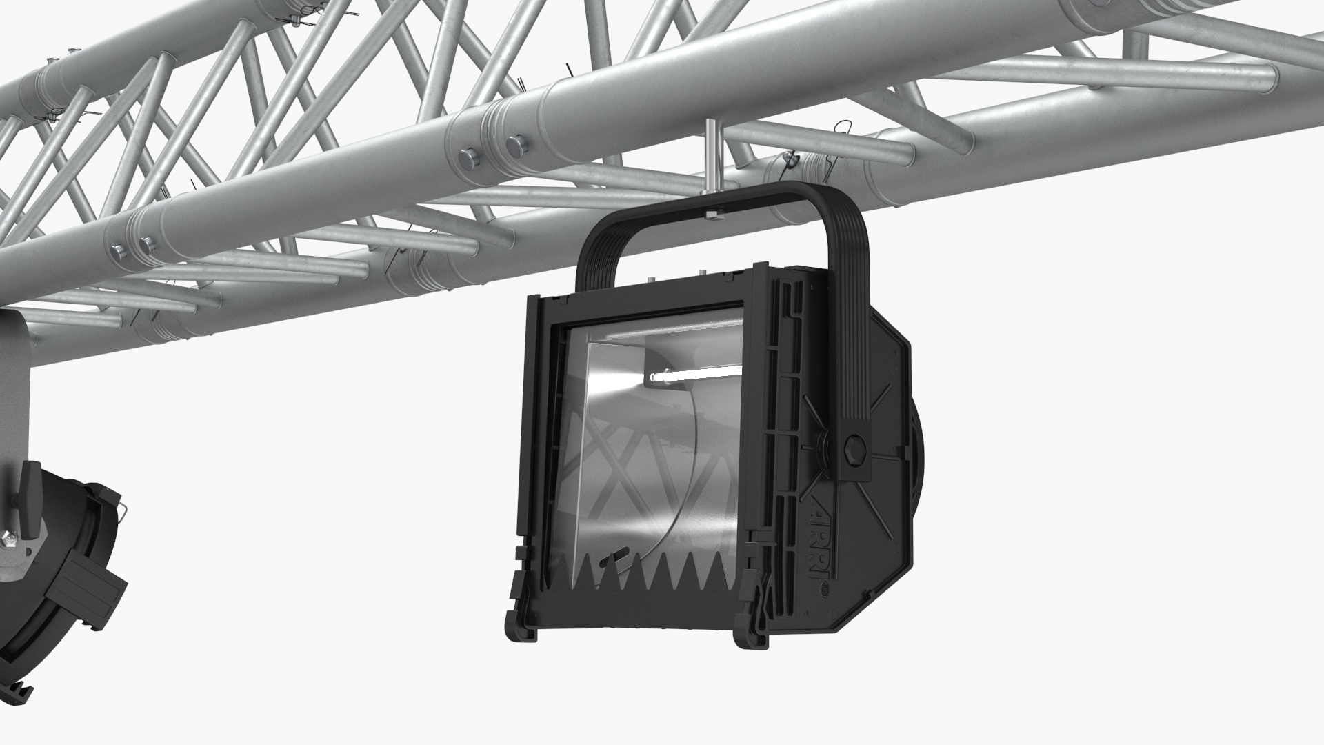 Triangular Truss Modular Light System 3D