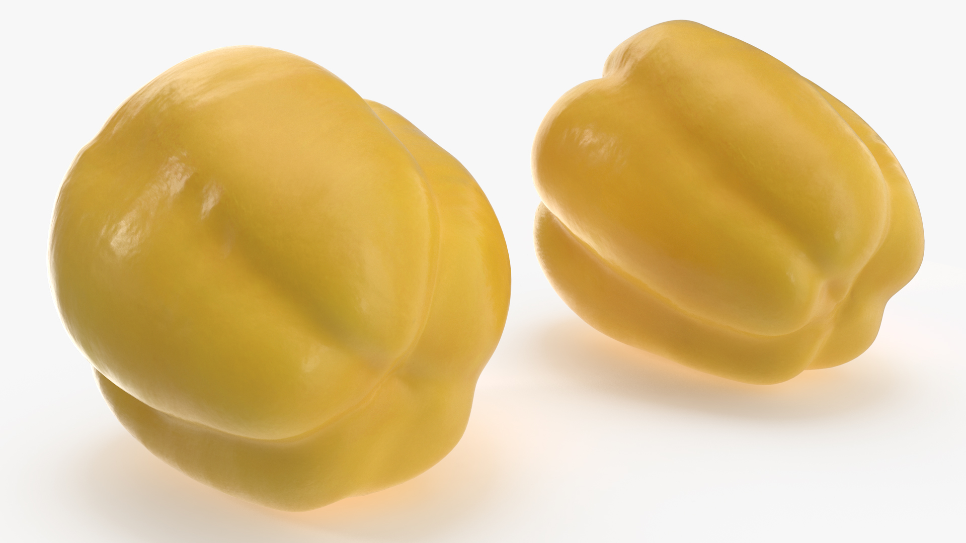 Sweet Bell Pepper Yellow 3D model