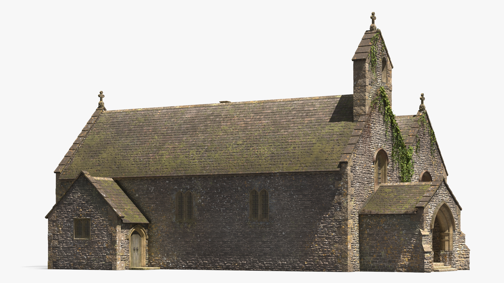 St Tyfi Stone Church Gray Old - view 9