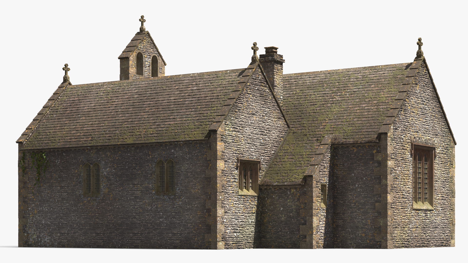 St Tyfi Stone Church Gray Old - view 6