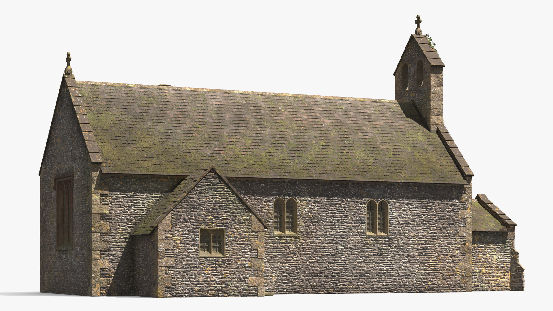 St Tyfi Stone Church Gray Old - view 8