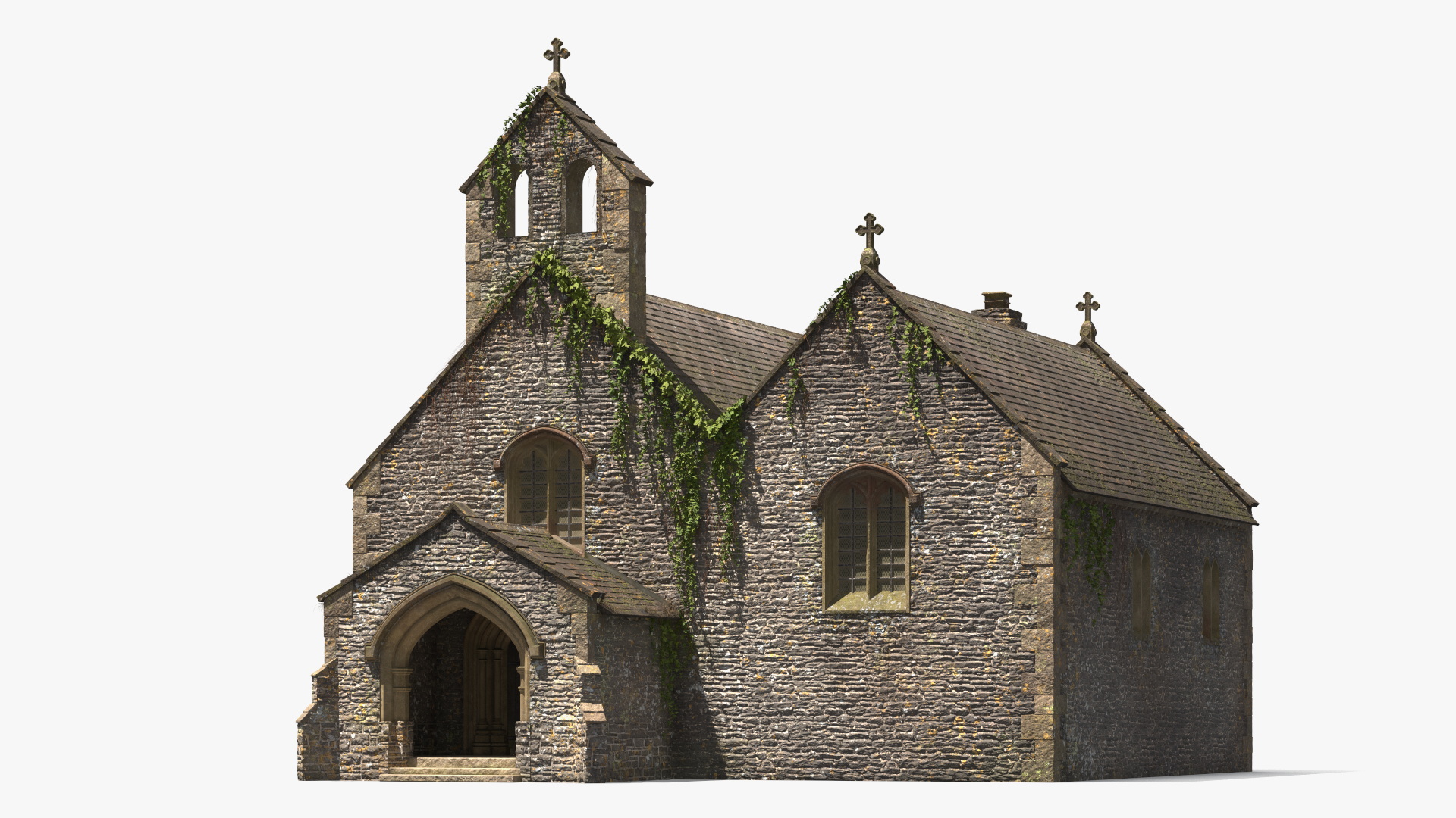 St Tyfi Stone Church Gray Old - view 5