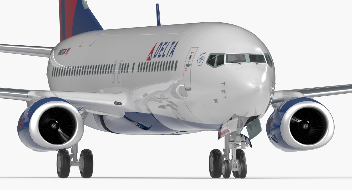 3D model Boeing 737 800 Delta Air Lines