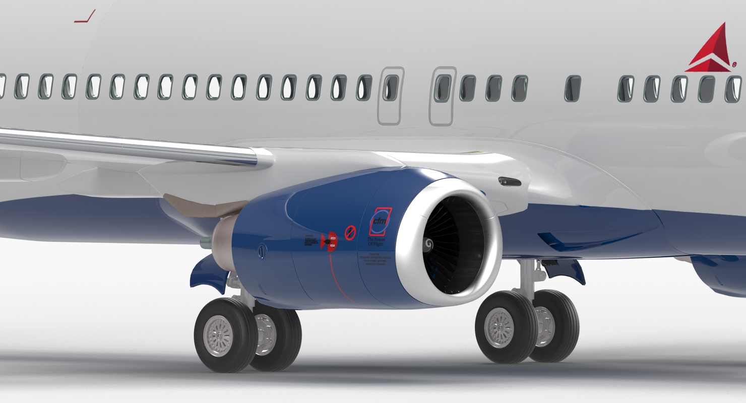 3D model Boeing 737 800 Delta Air Lines