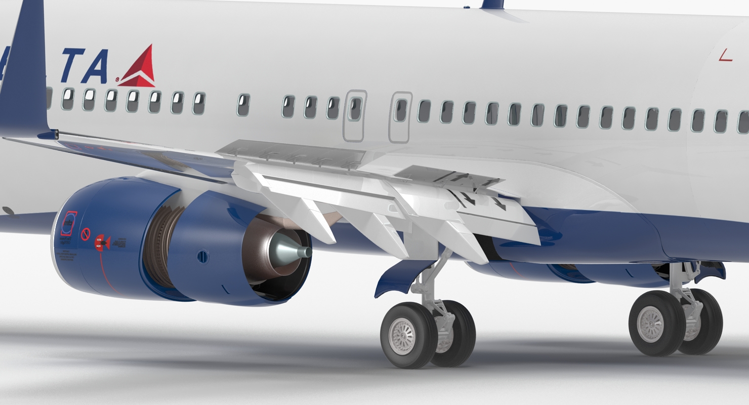 3D model Boeing 737 800 Delta Air Lines