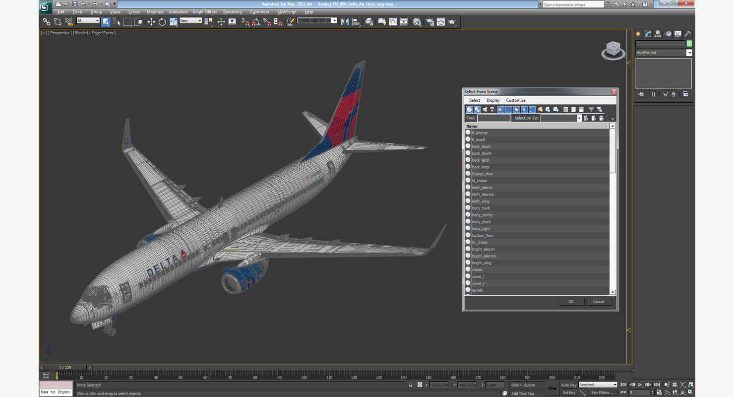 3D model Boeing 737 800 Delta Air Lines