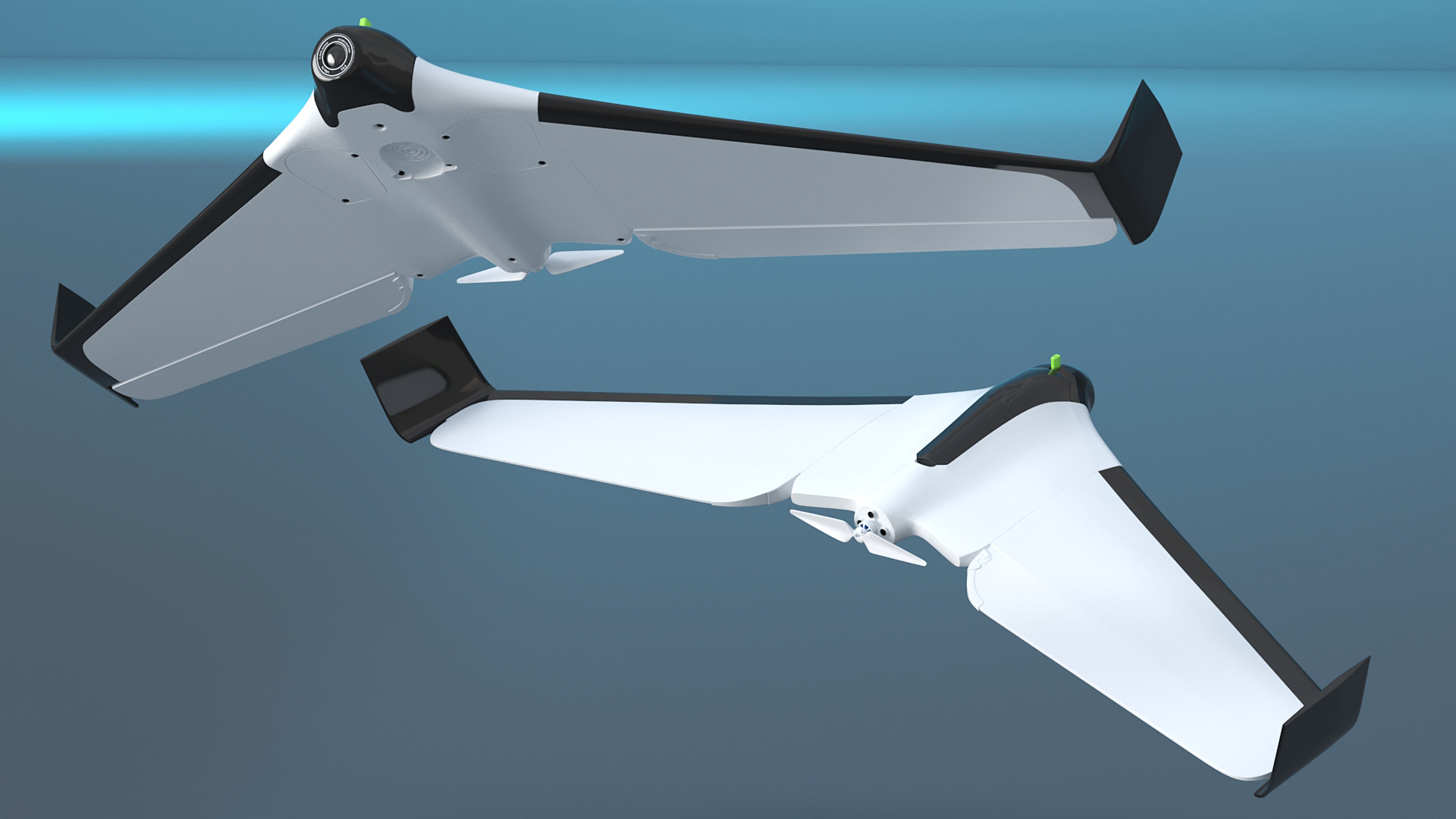 3D model Aerial Surveillance Drone