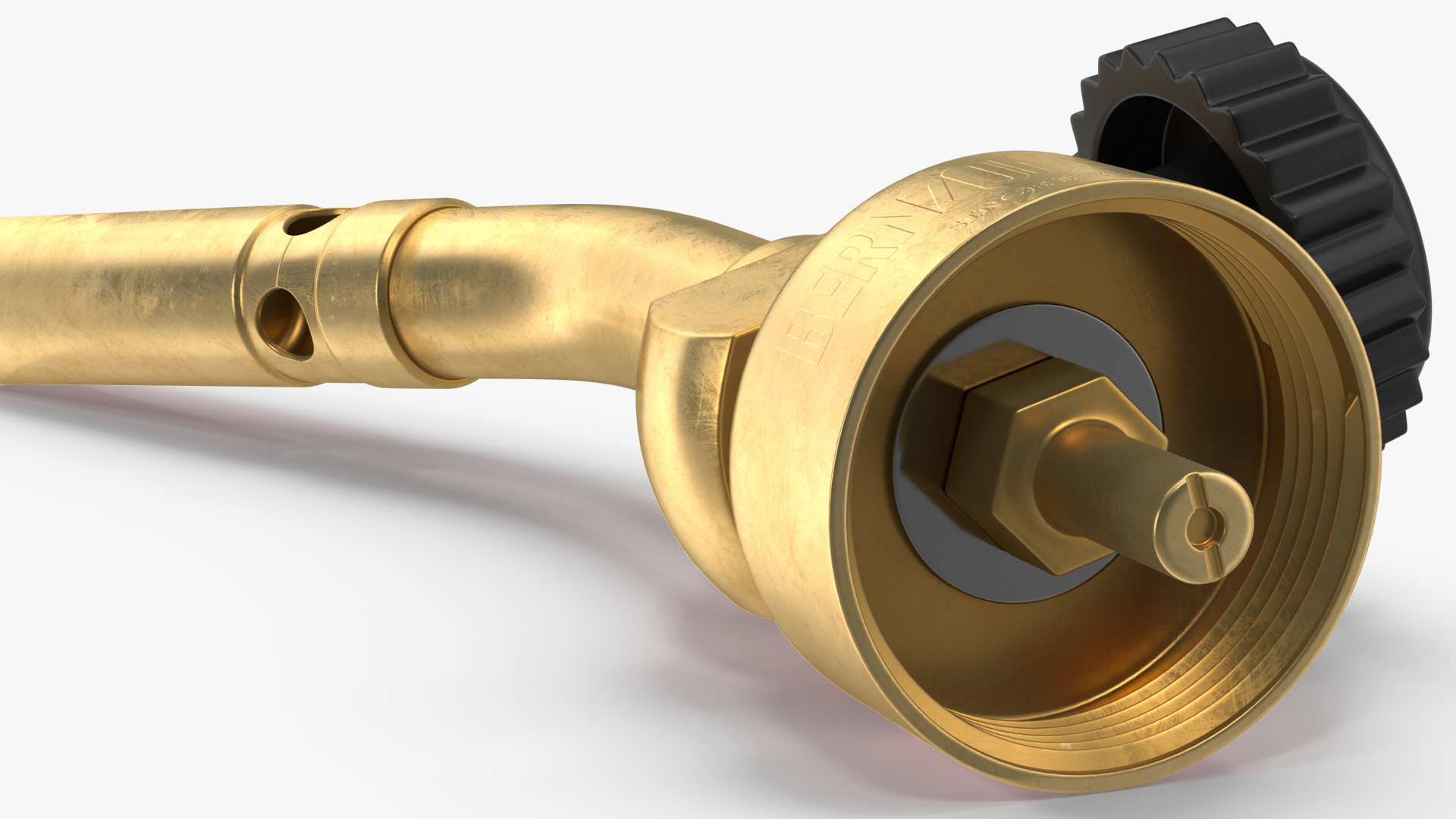 Brass Pencil Flame Propane Torch Head 3D