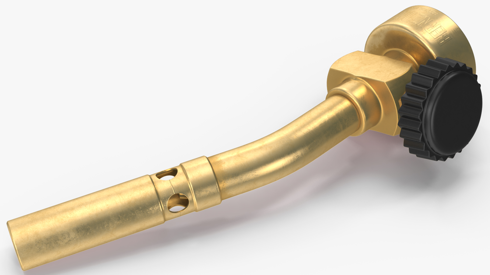 Brass Pencil Flame Propane Torch Head 3D