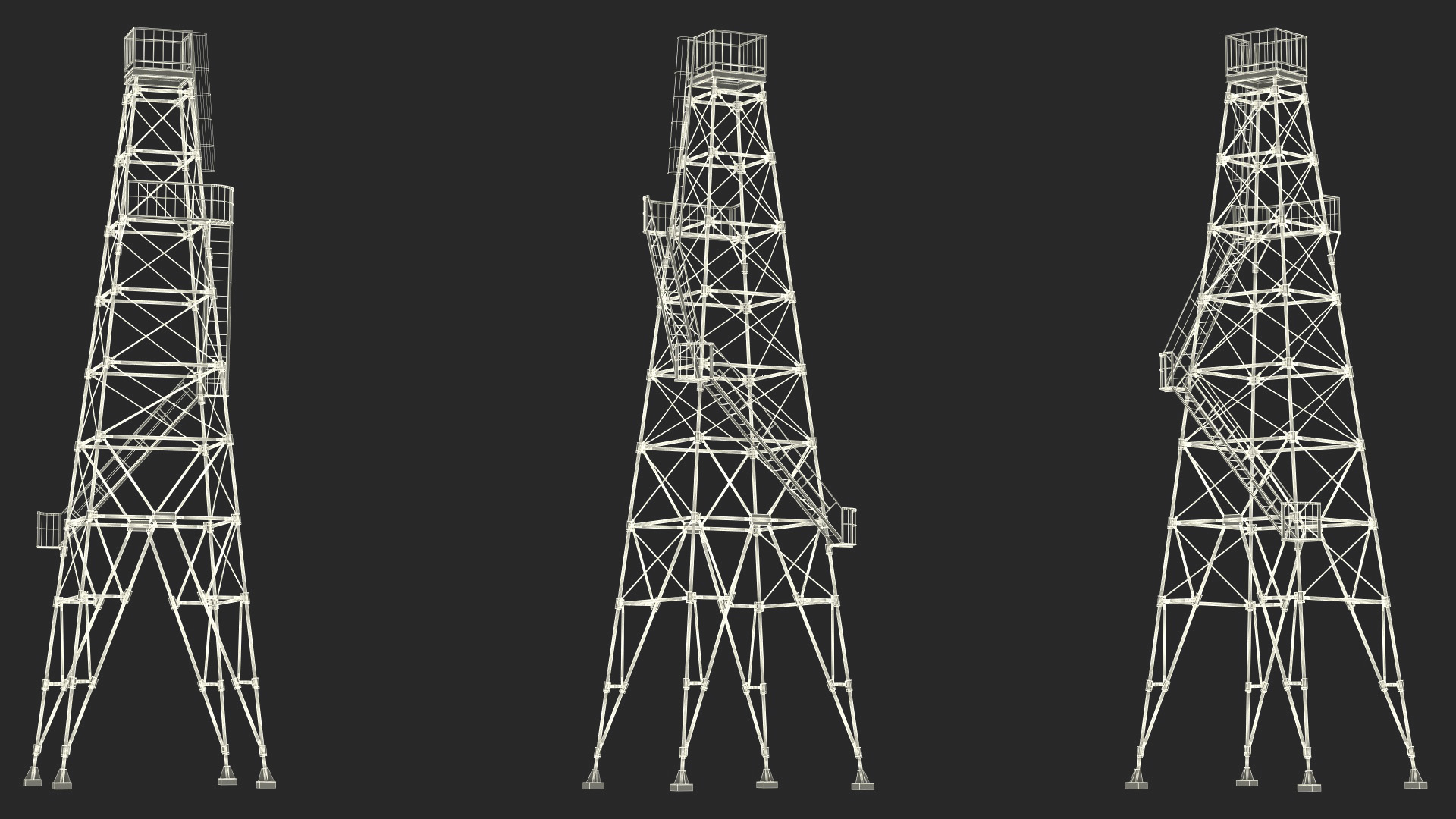 3D model Fire Tower