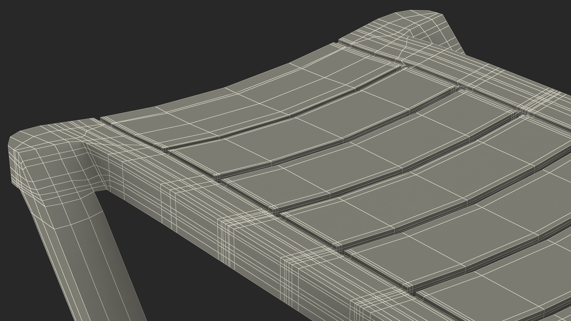 3D Aqua Pool Chaise Lounge model
