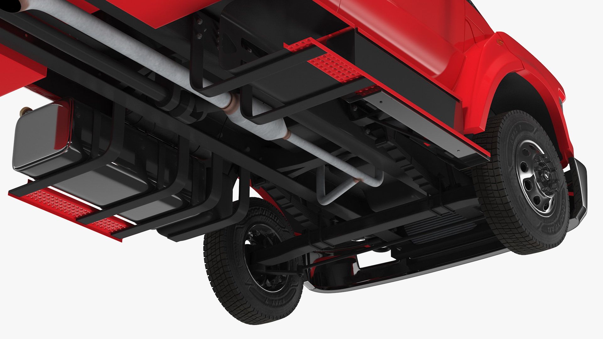 3D Ford F650 Supercab Tow Truck model