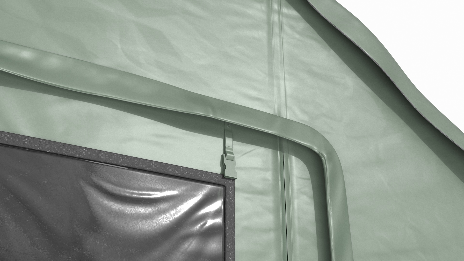 3D Military Medical Canvas Tent model