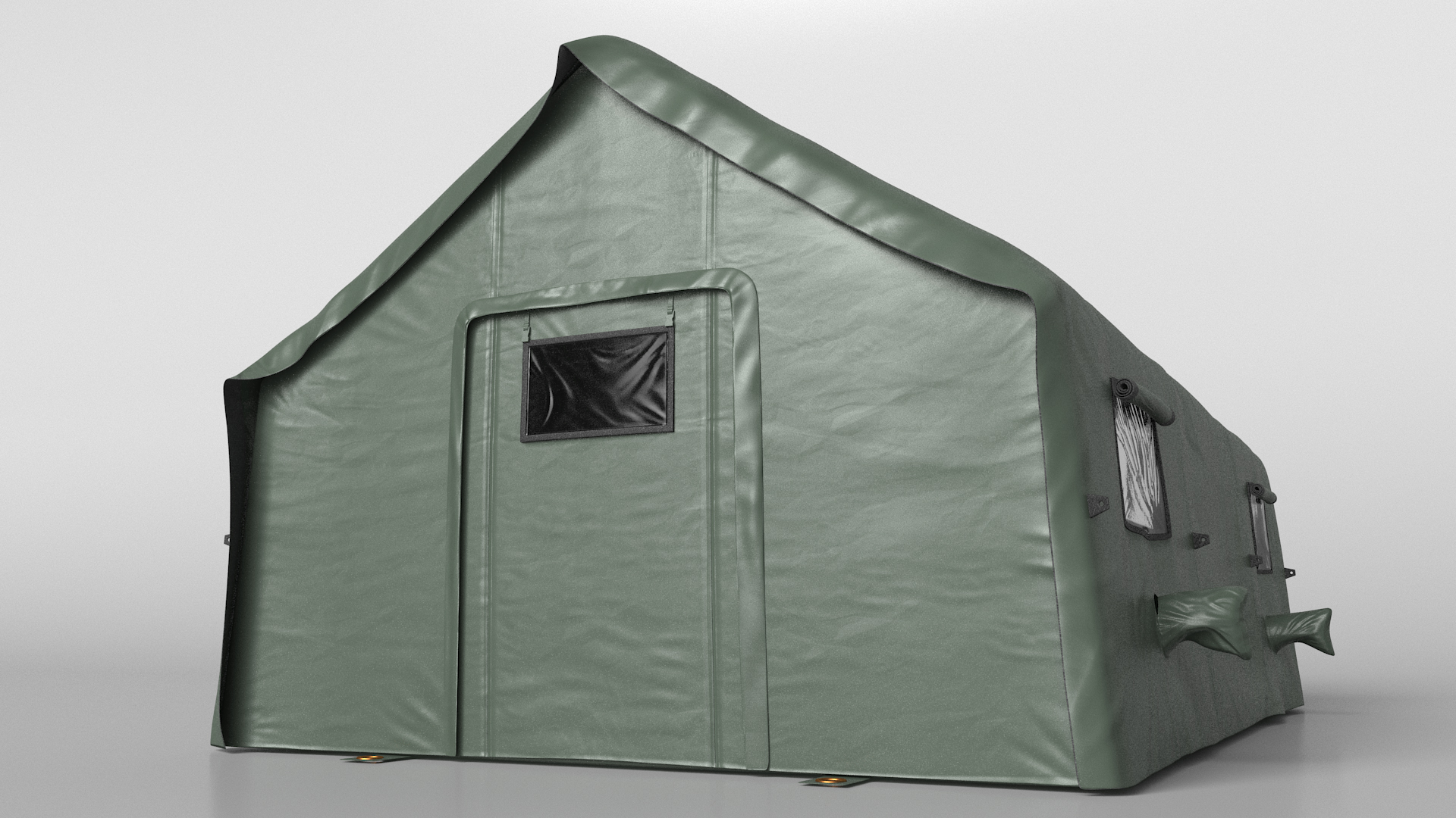 3D Military Medical Canvas Tent model
