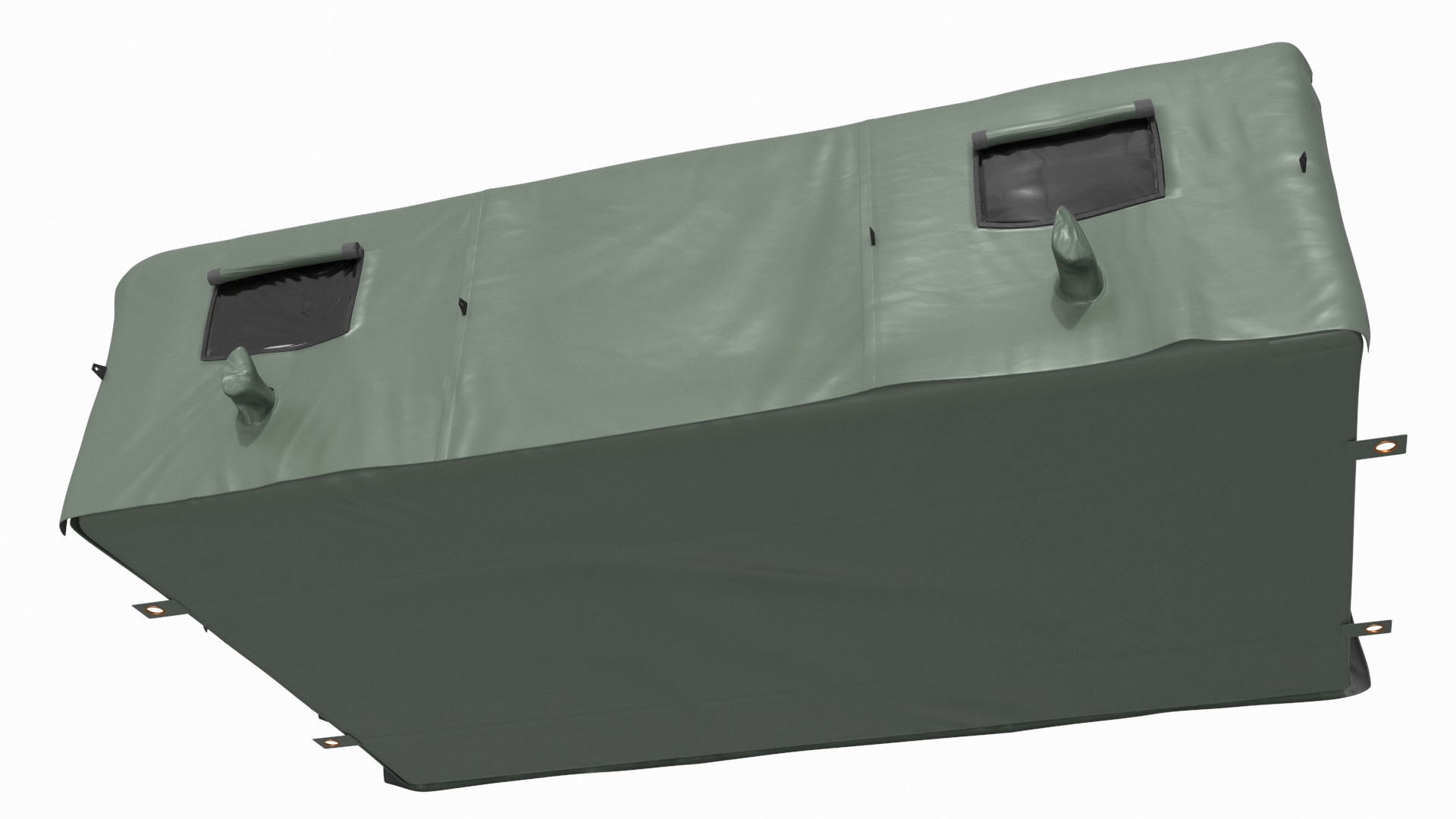 3D Military Medical Canvas Tent model