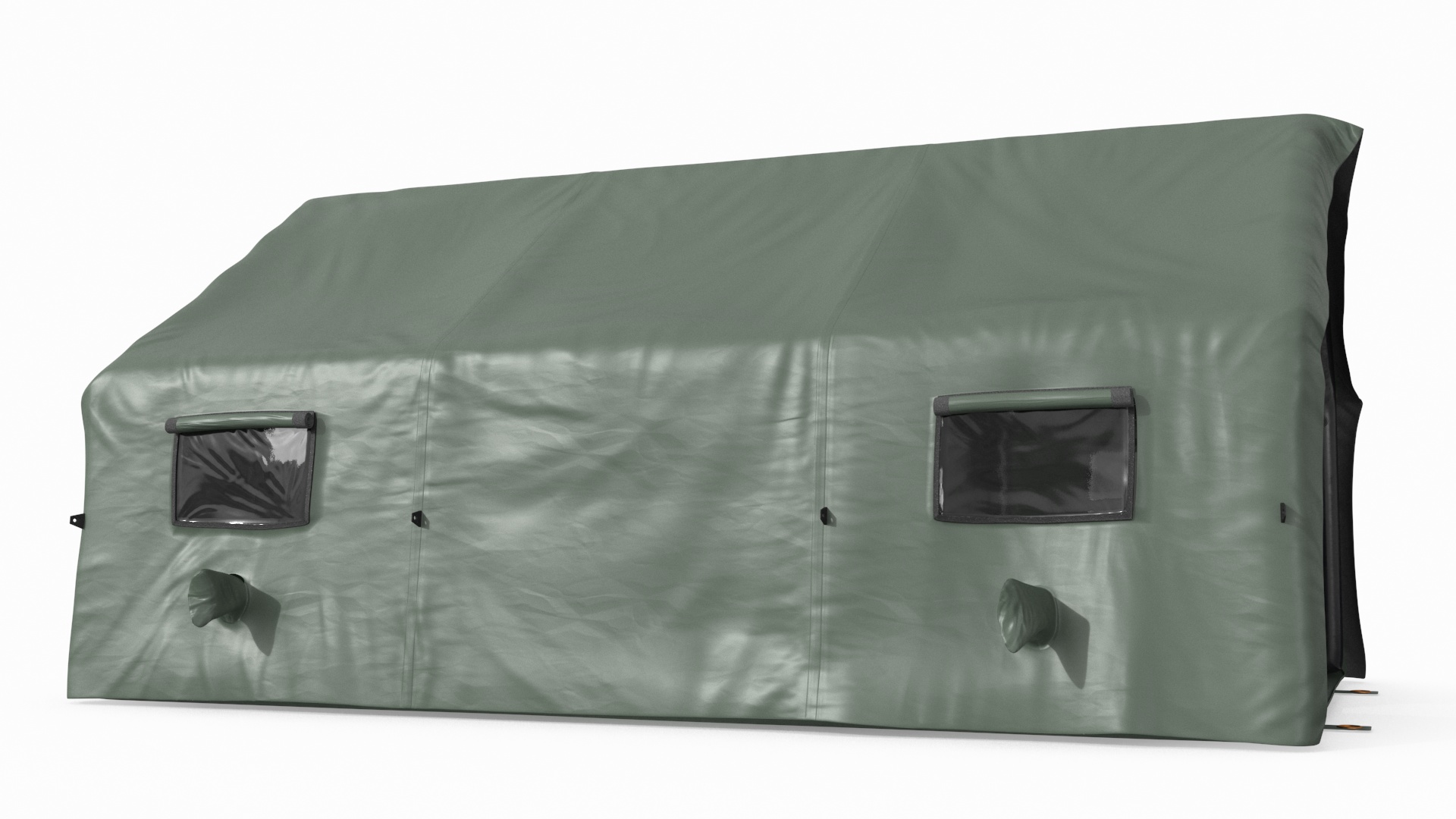 3D Military Medical Canvas Tent model
