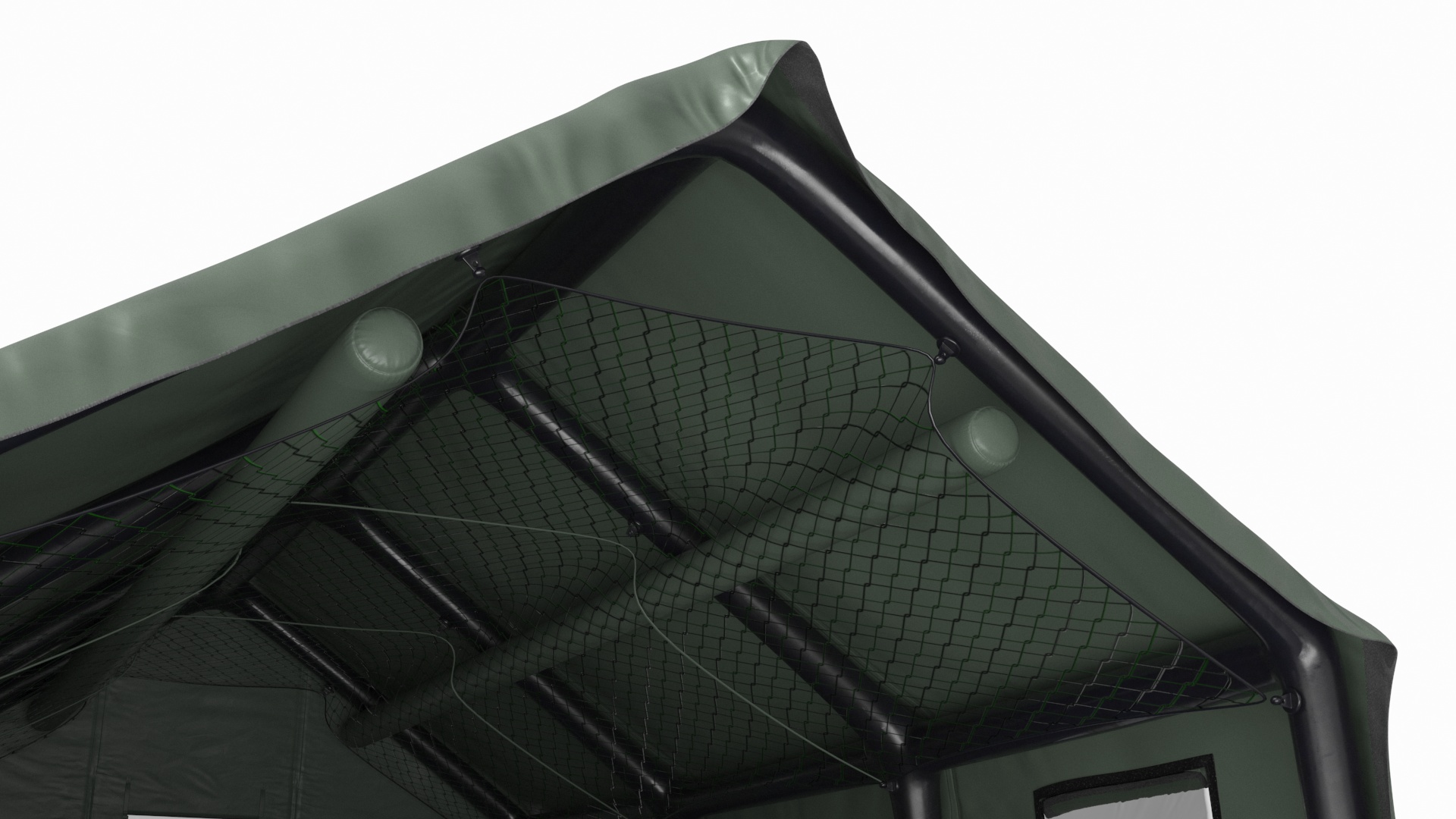 3D Military Medical Canvas Tent model
