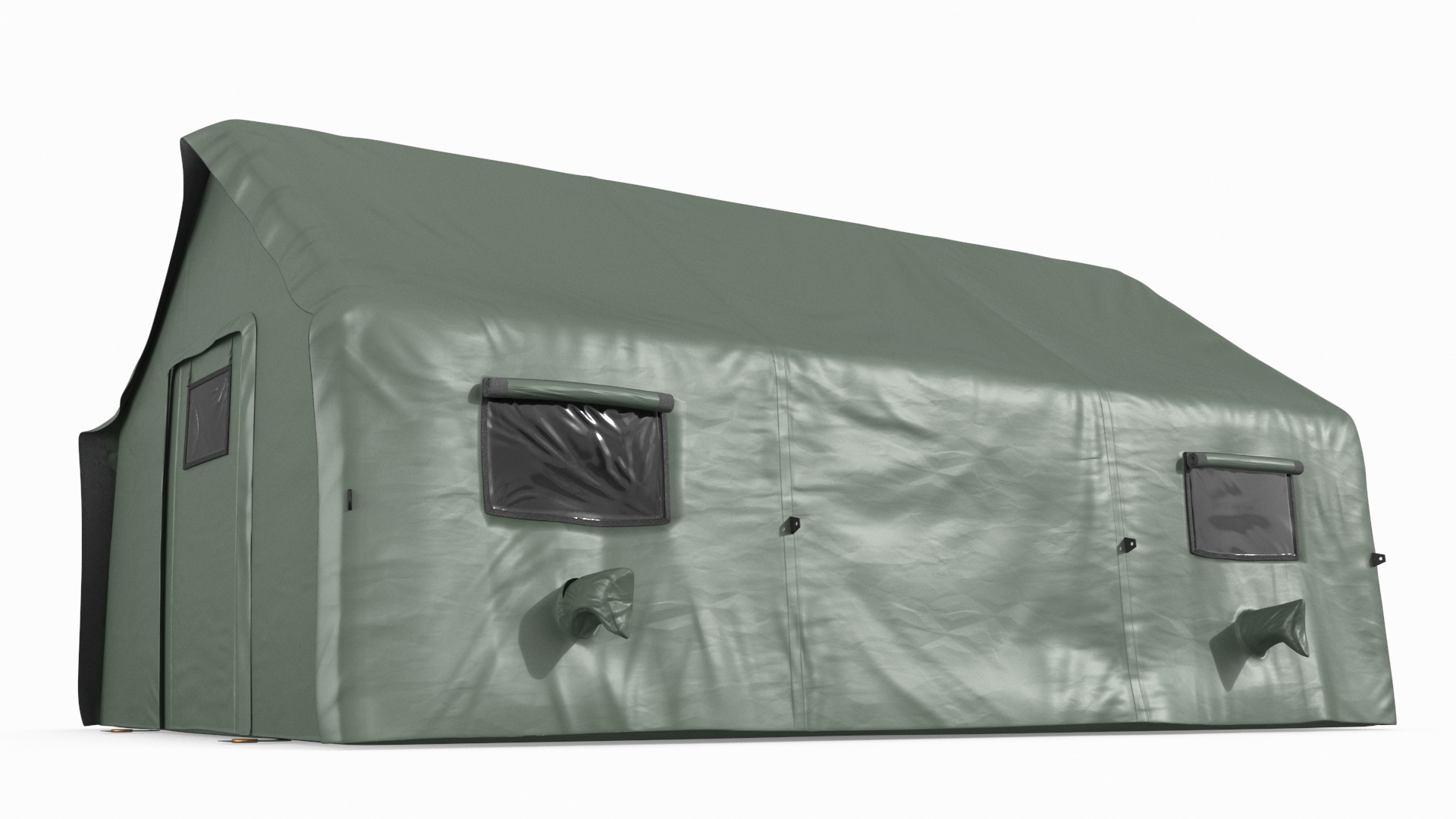 3D Military Medical Canvas Tent model