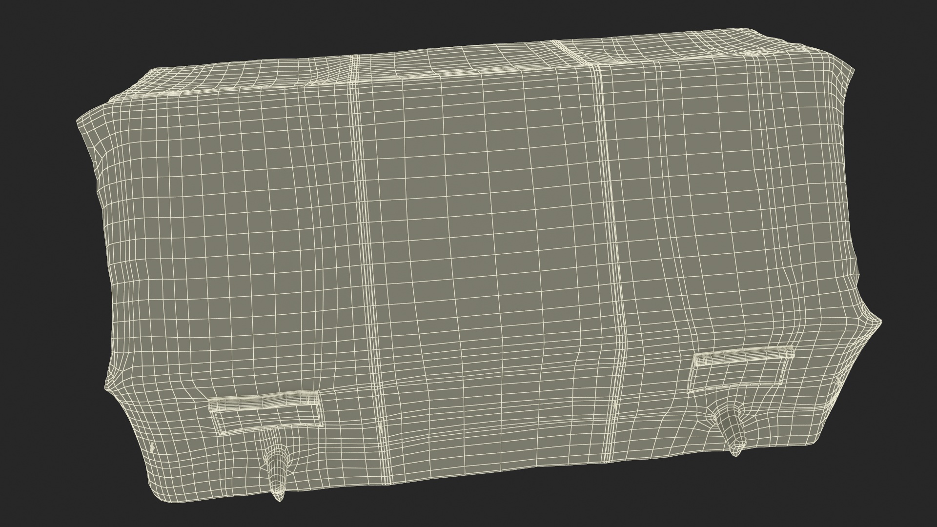 3D Military Medical Canvas Tent model