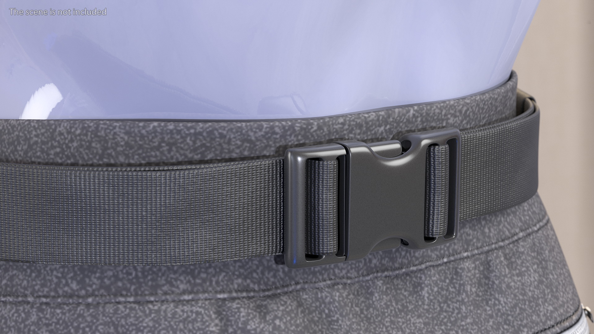 Small Hip Pack Blue 3D model