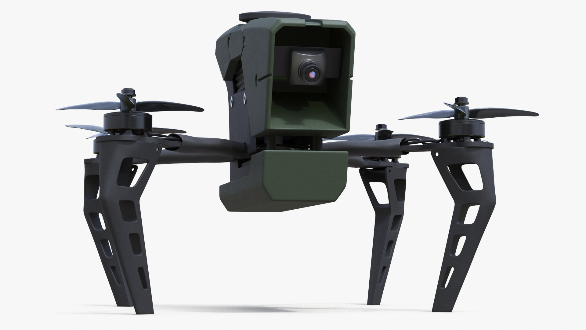 3D model Kamikaze Quadcopter Drone