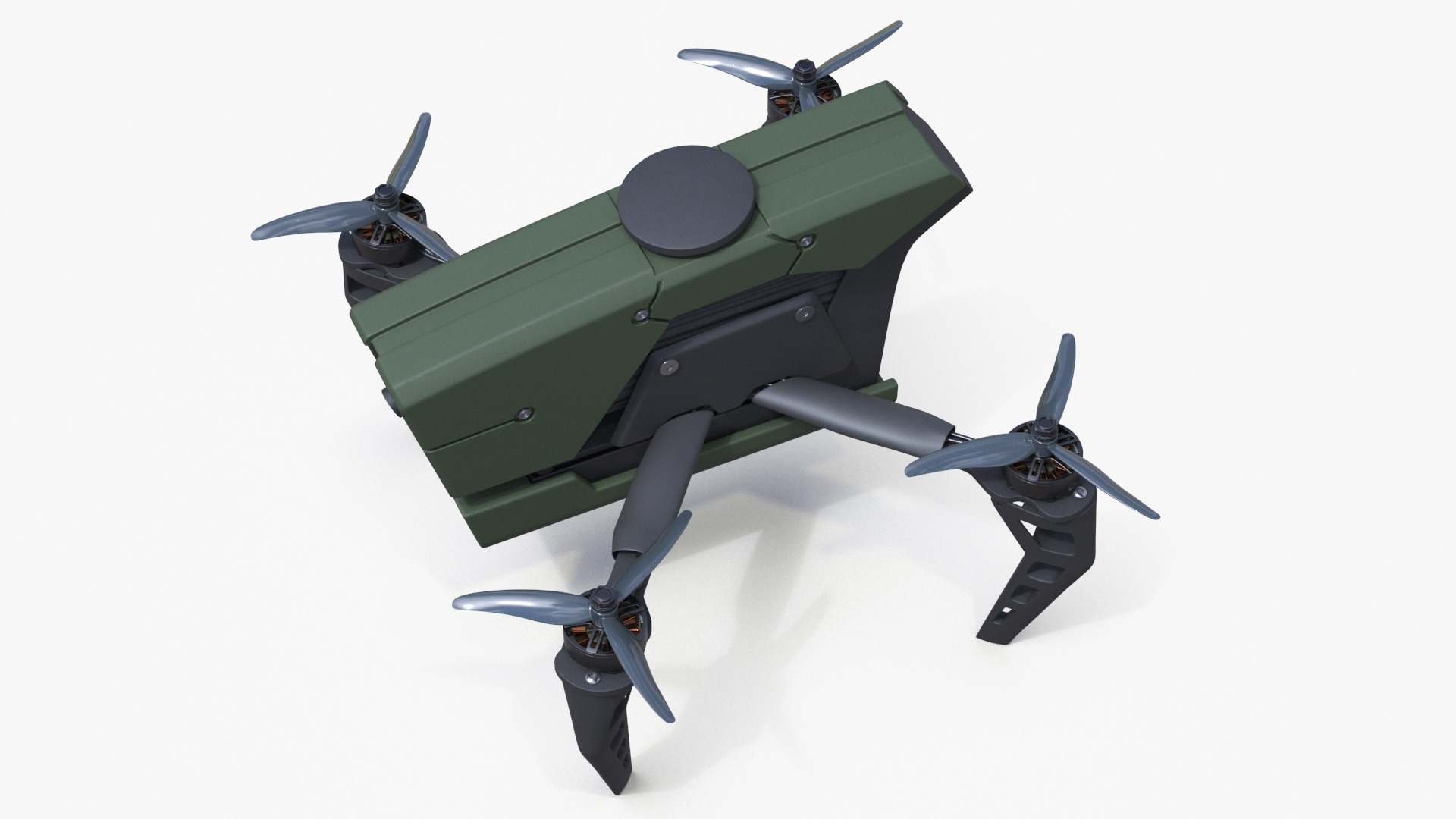 3D model Kamikaze Quadcopter Drone