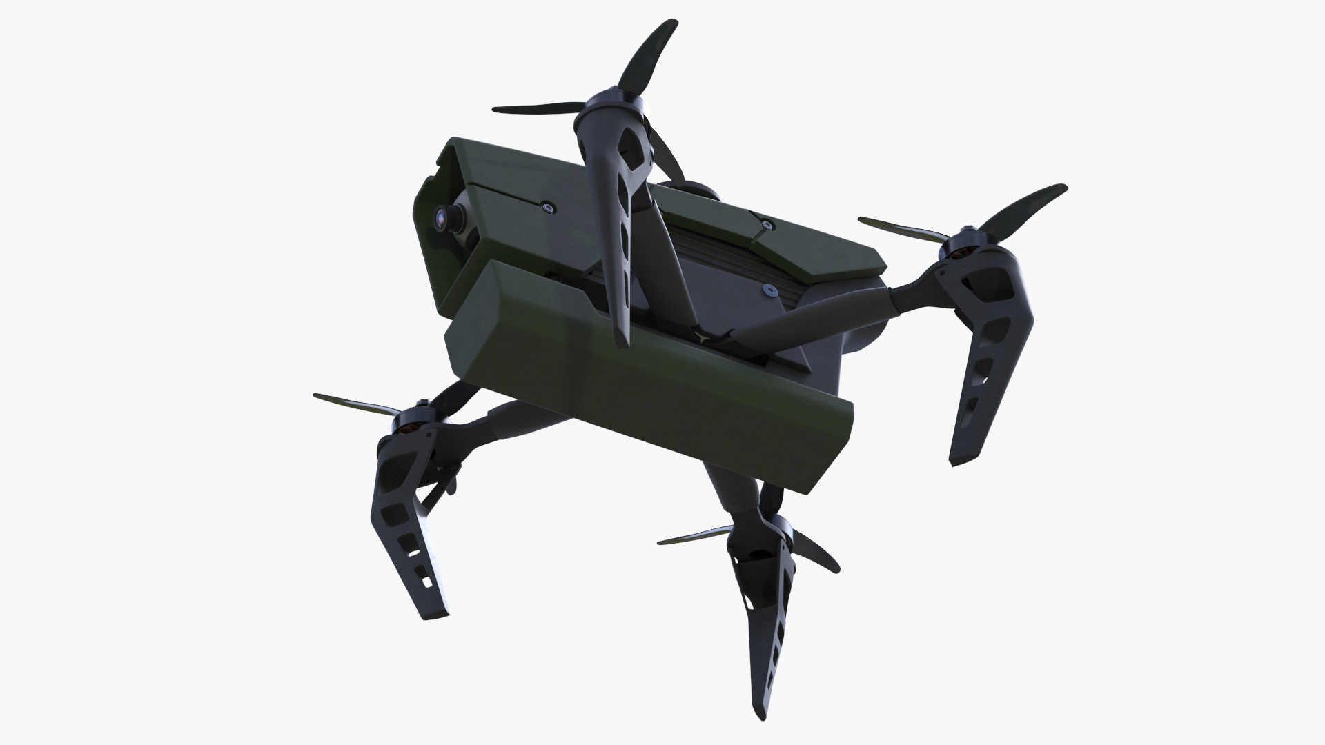 3D model Kamikaze Quadcopter Drone
