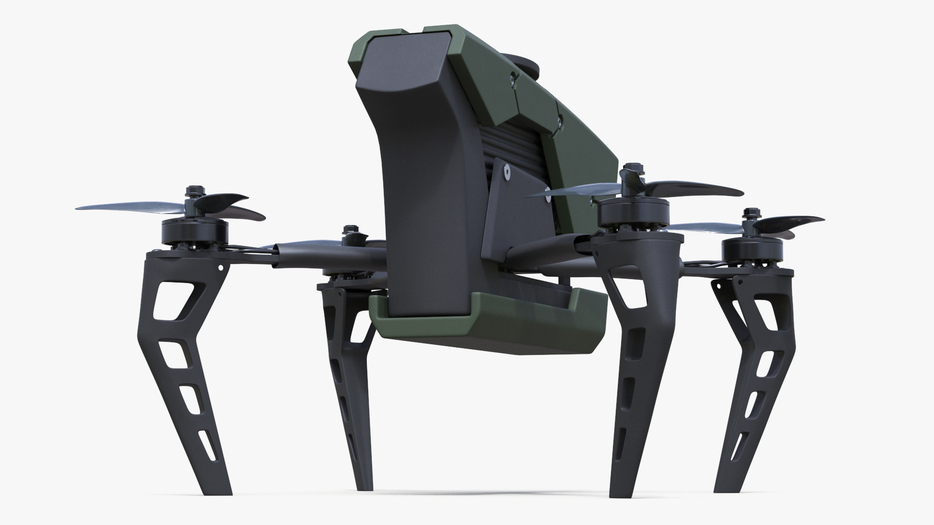 3D model Kamikaze Quadcopter Drone