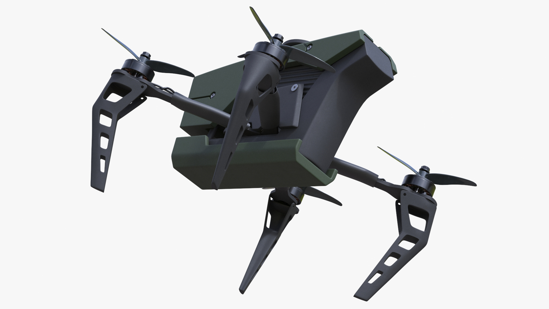 3D model Kamikaze Quadcopter Drone