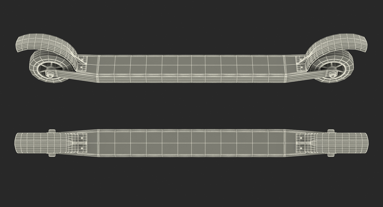 Skate Roller Skis 3D