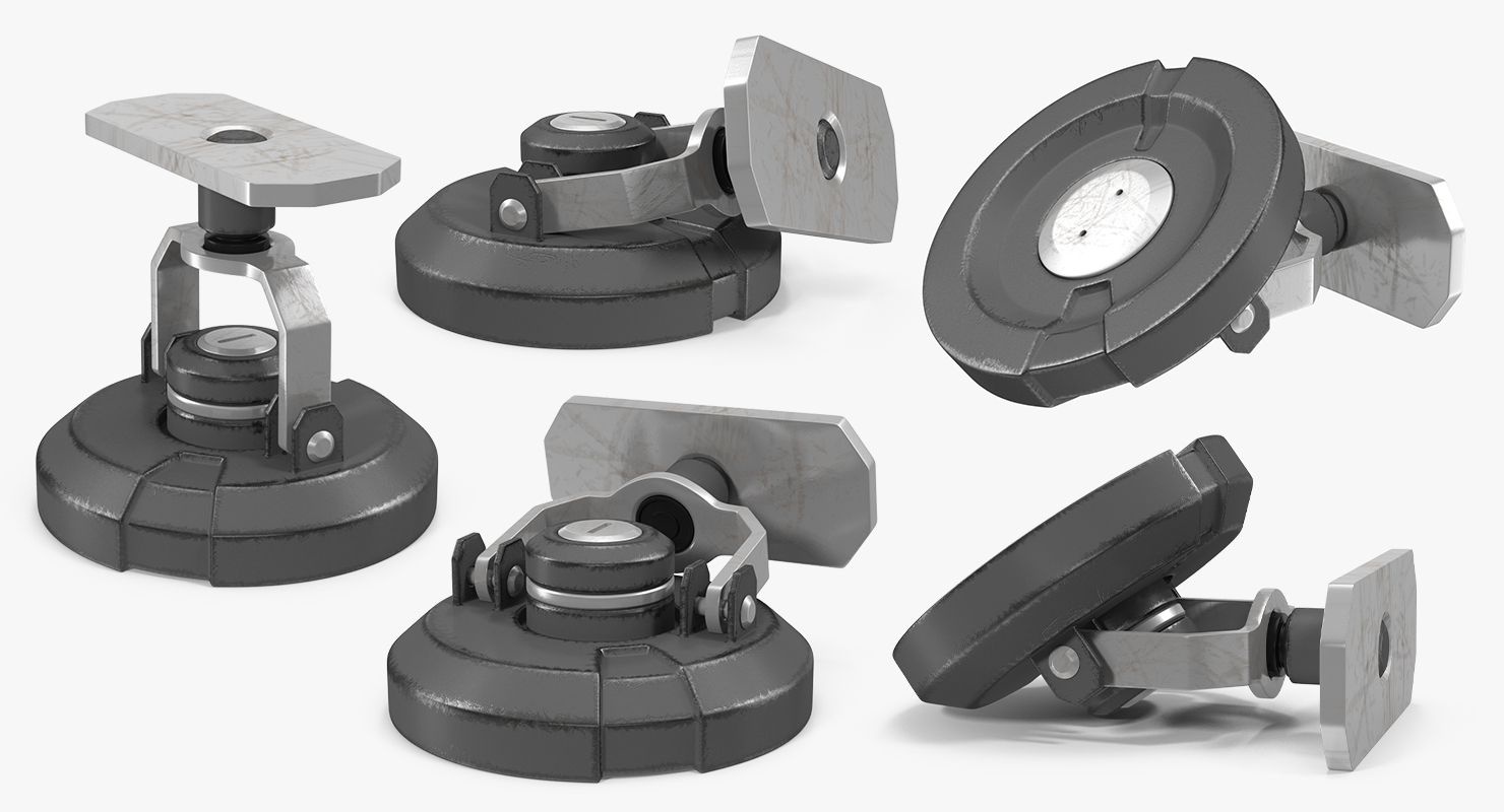 Industrial Painted Joints Set 3D model