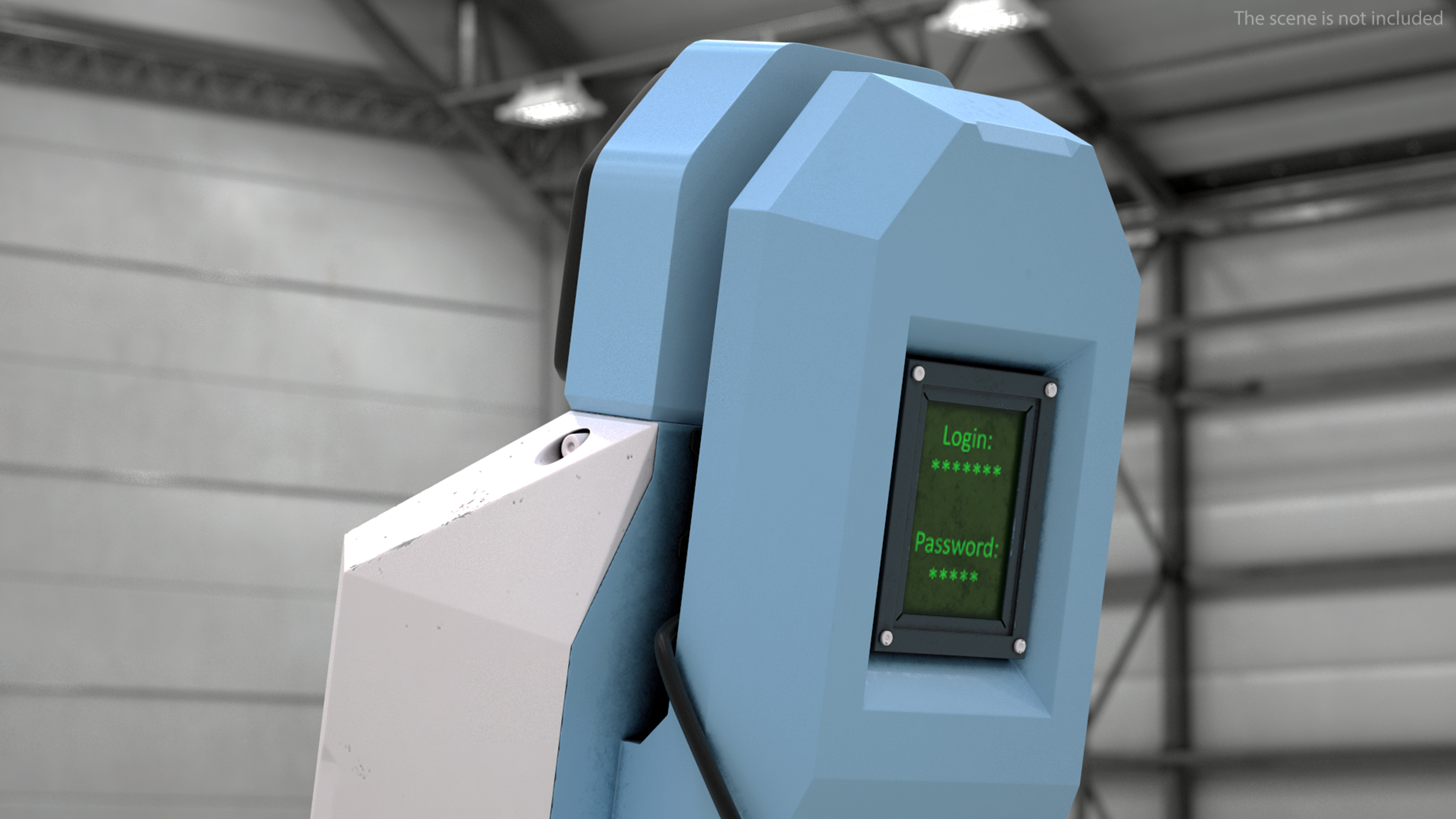 Sci-fi Pilot Seat 3D
