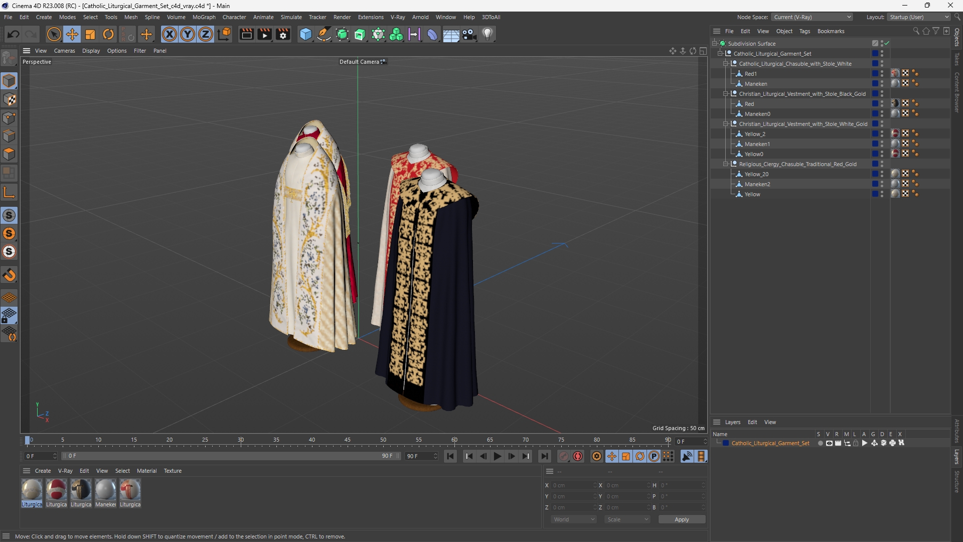 Catholic Liturgical Garment Set, view 11
