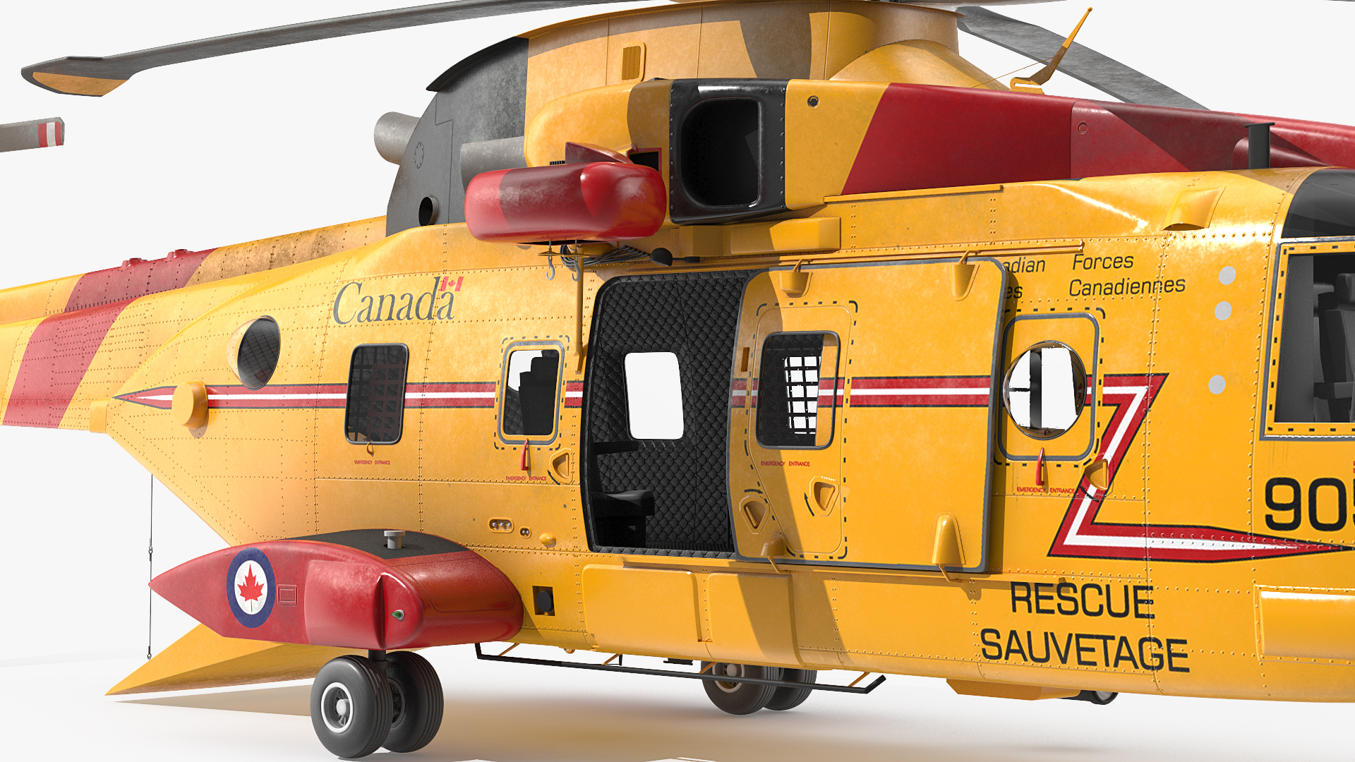 AgustaWestland CH 149 Cormorant Rescue Helicopter 3D model