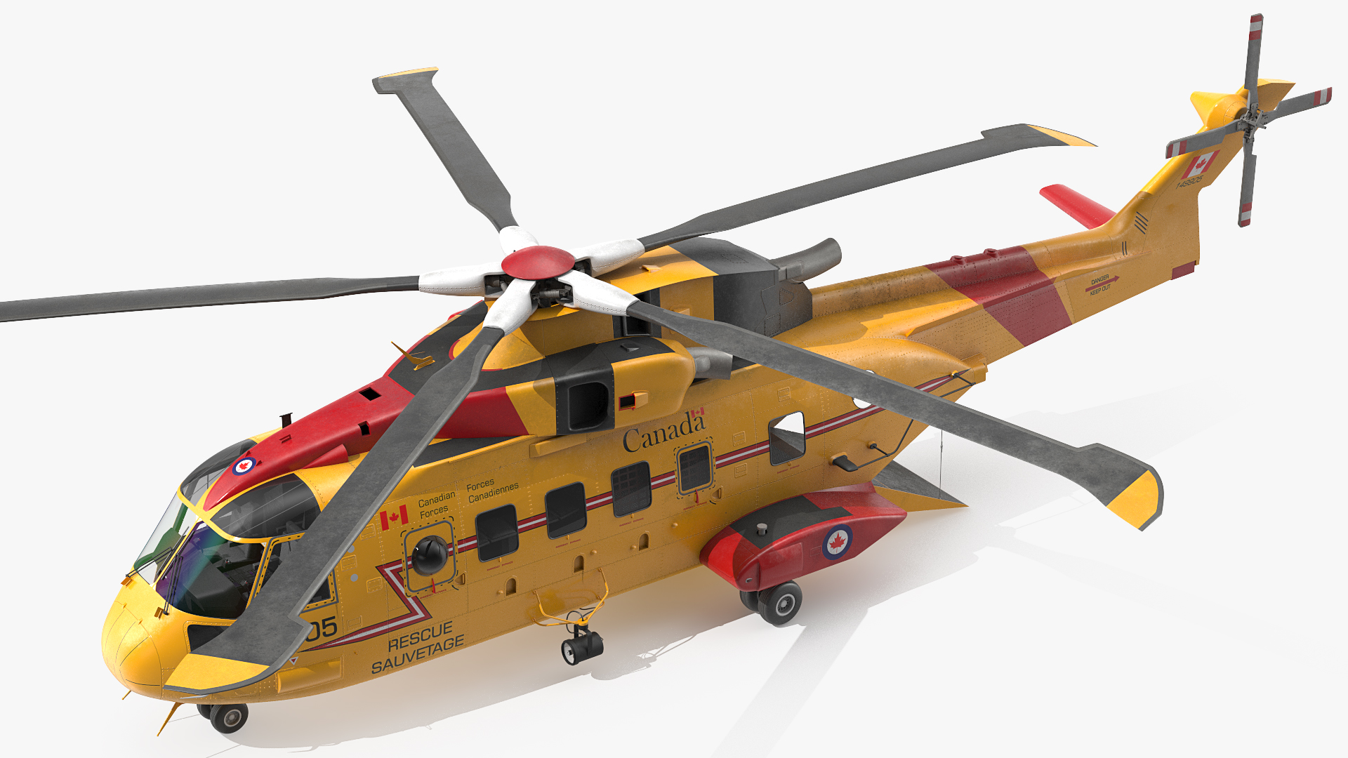 AgustaWestland CH 149 Cormorant Rescue Helicopter 3D model