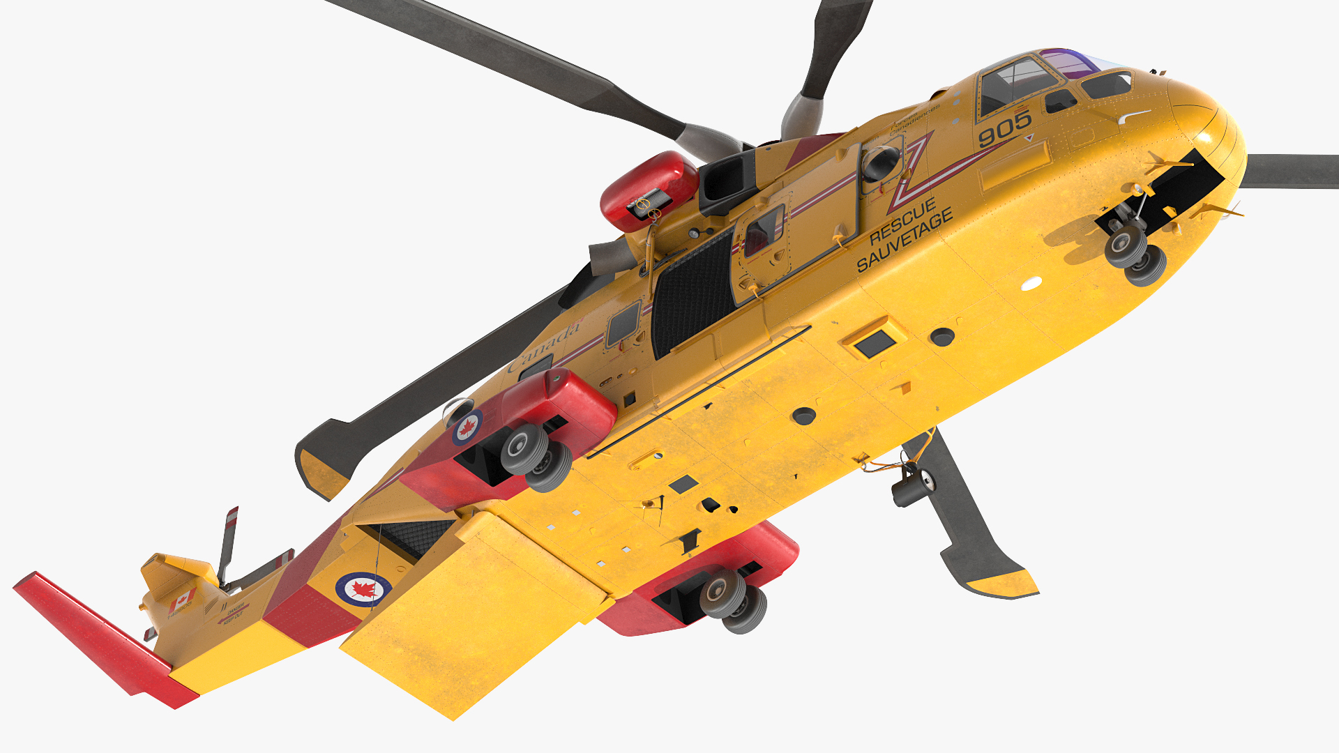 AgustaWestland CH 149 Cormorant Rescue Helicopter 3D model