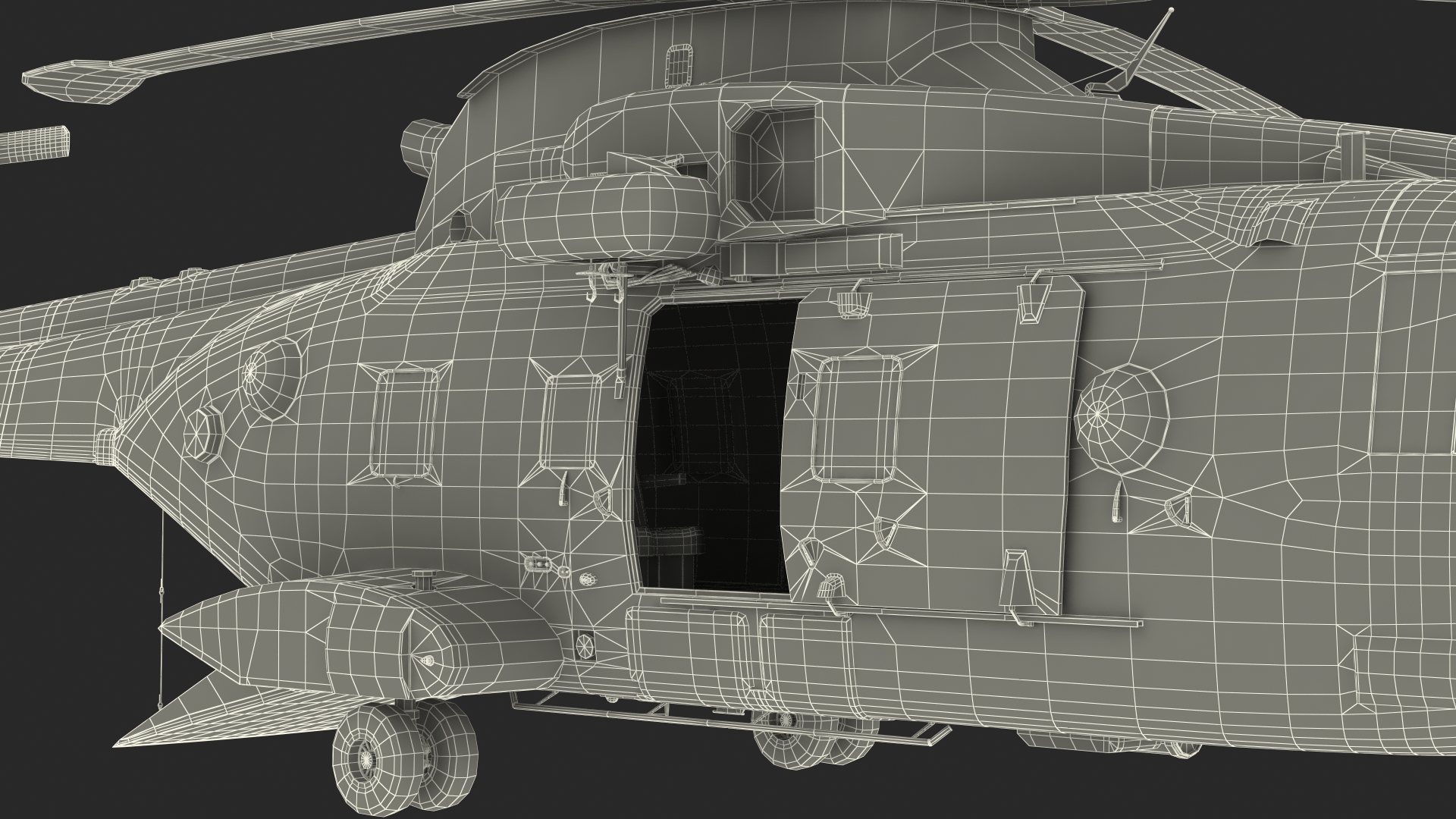 AgustaWestland CH 149 Cormorant Rescue Helicopter 3D model