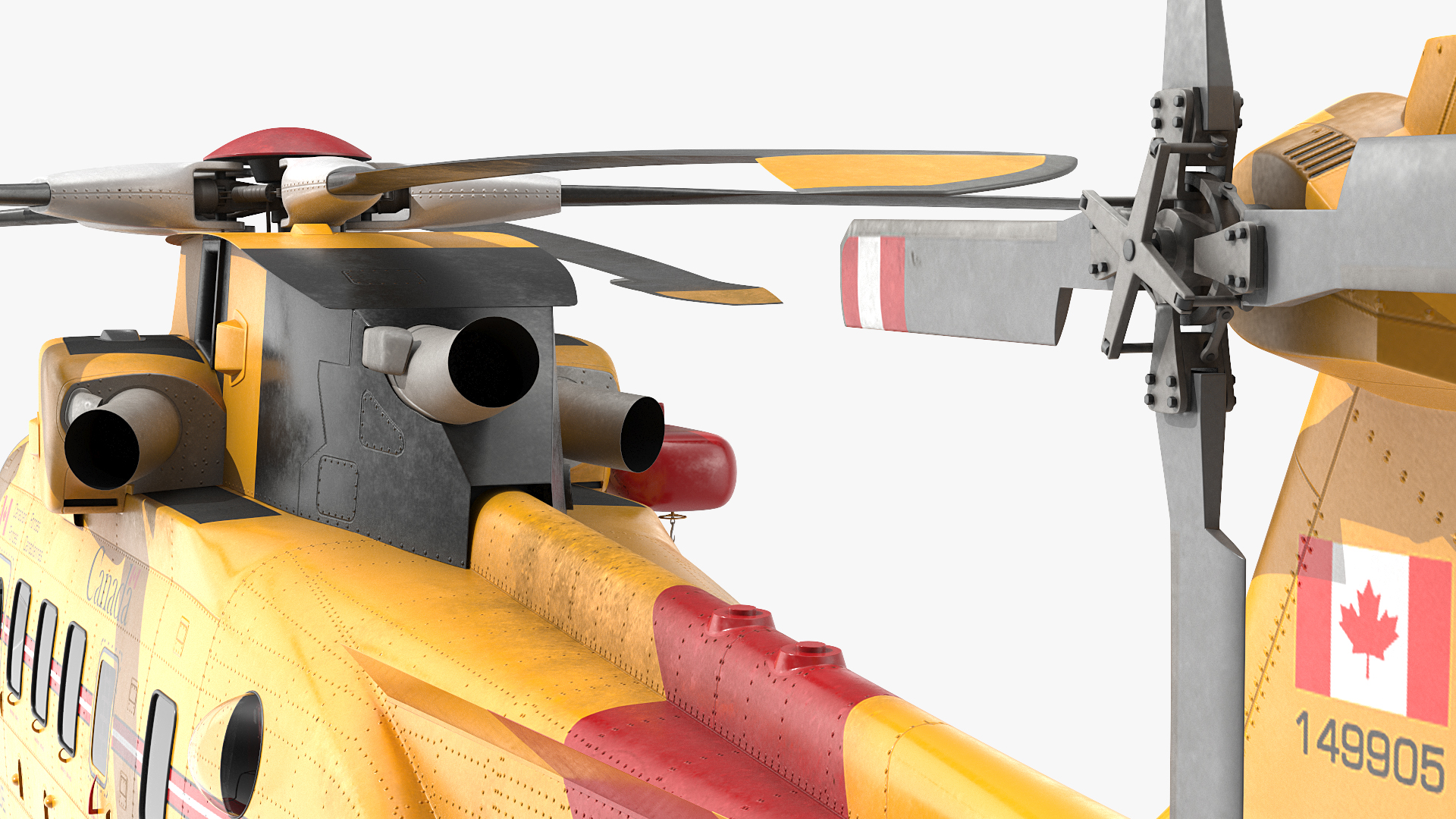 AgustaWestland CH 149 Cormorant Rescue Helicopter 3D model