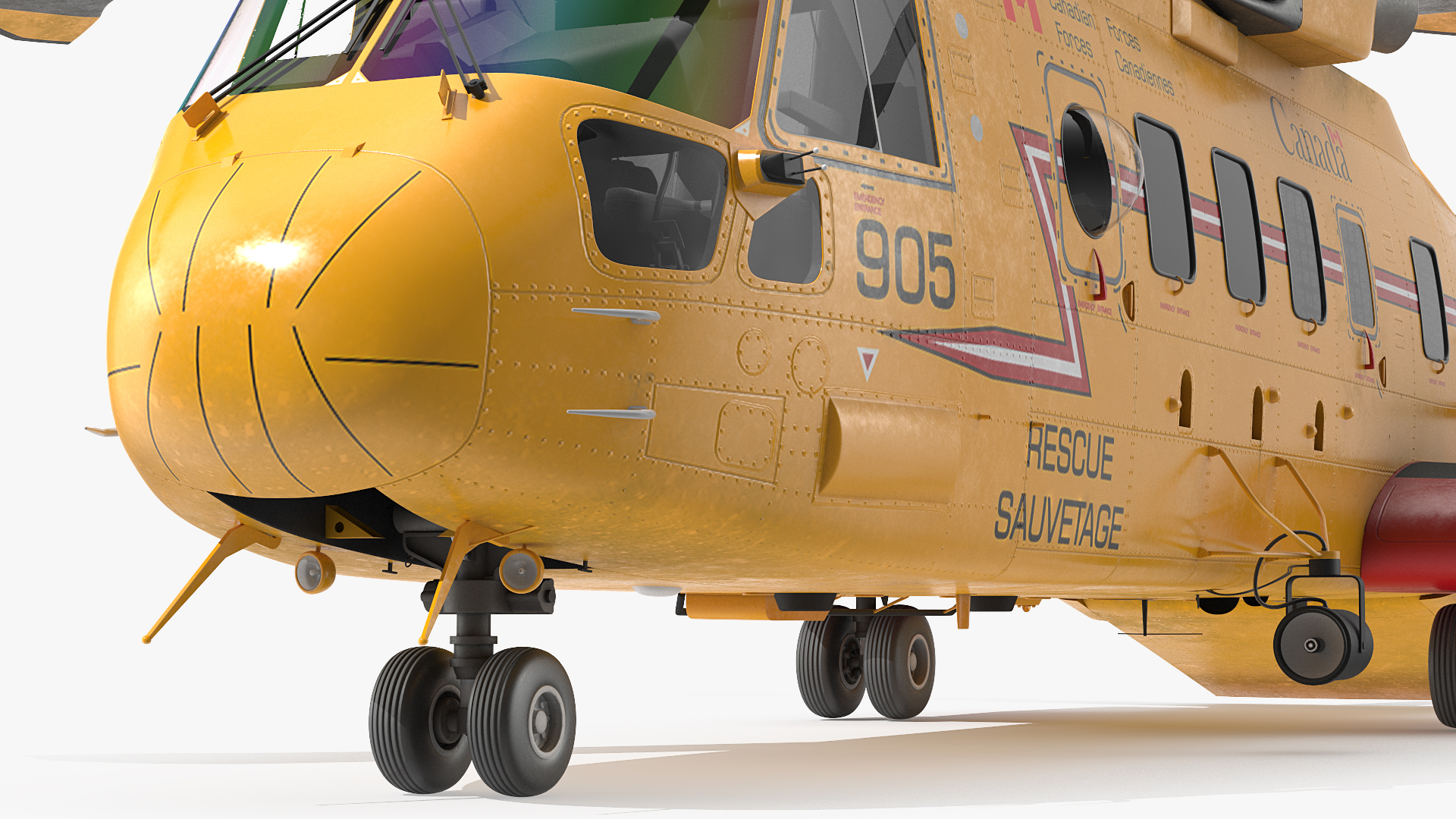 AgustaWestland CH 149 Cormorant Rescue Helicopter 3D model